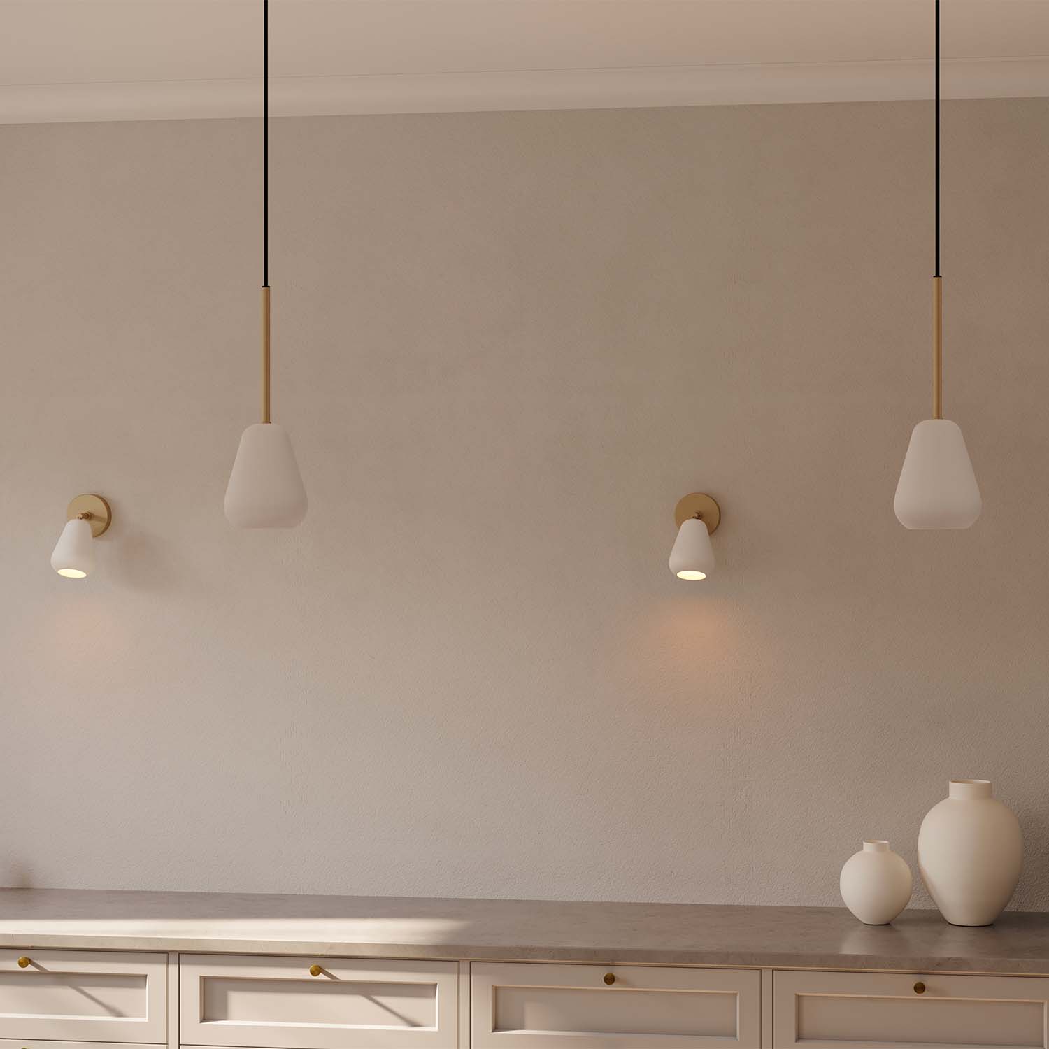 ANOLI SPOT - Minimalistischer und designorientierter verstellbarer Wandleuchten-Spot
