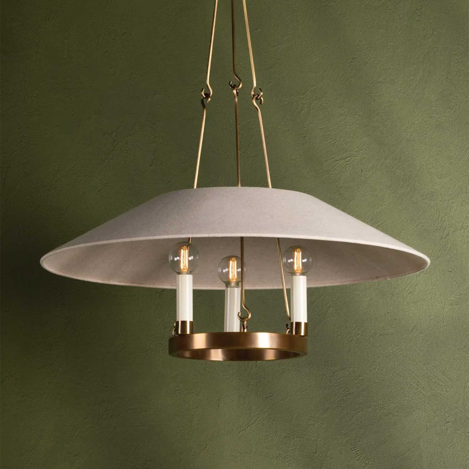 Archive - Lustre chandelier en tissu style campagne