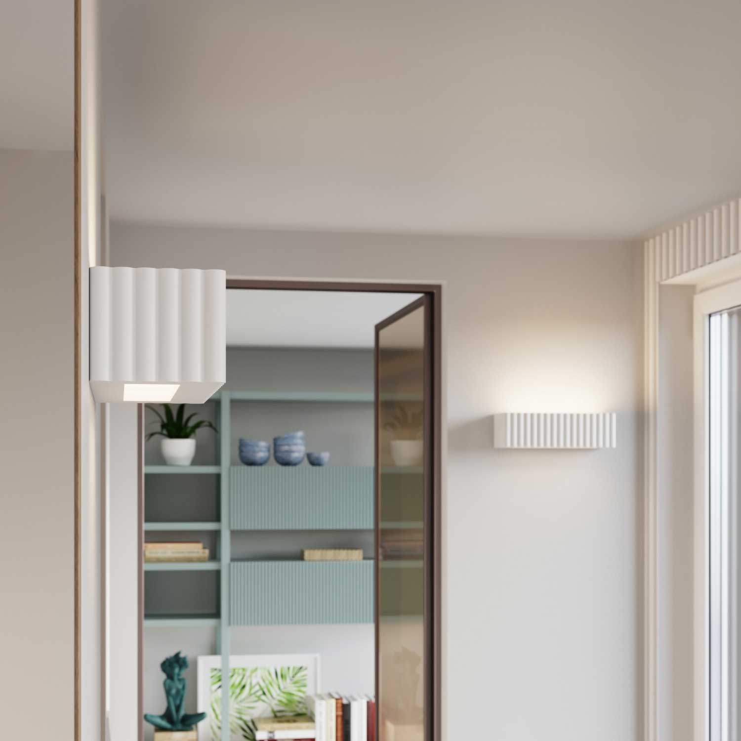 Arich - Applique murale rectangulaire cannelé moderne