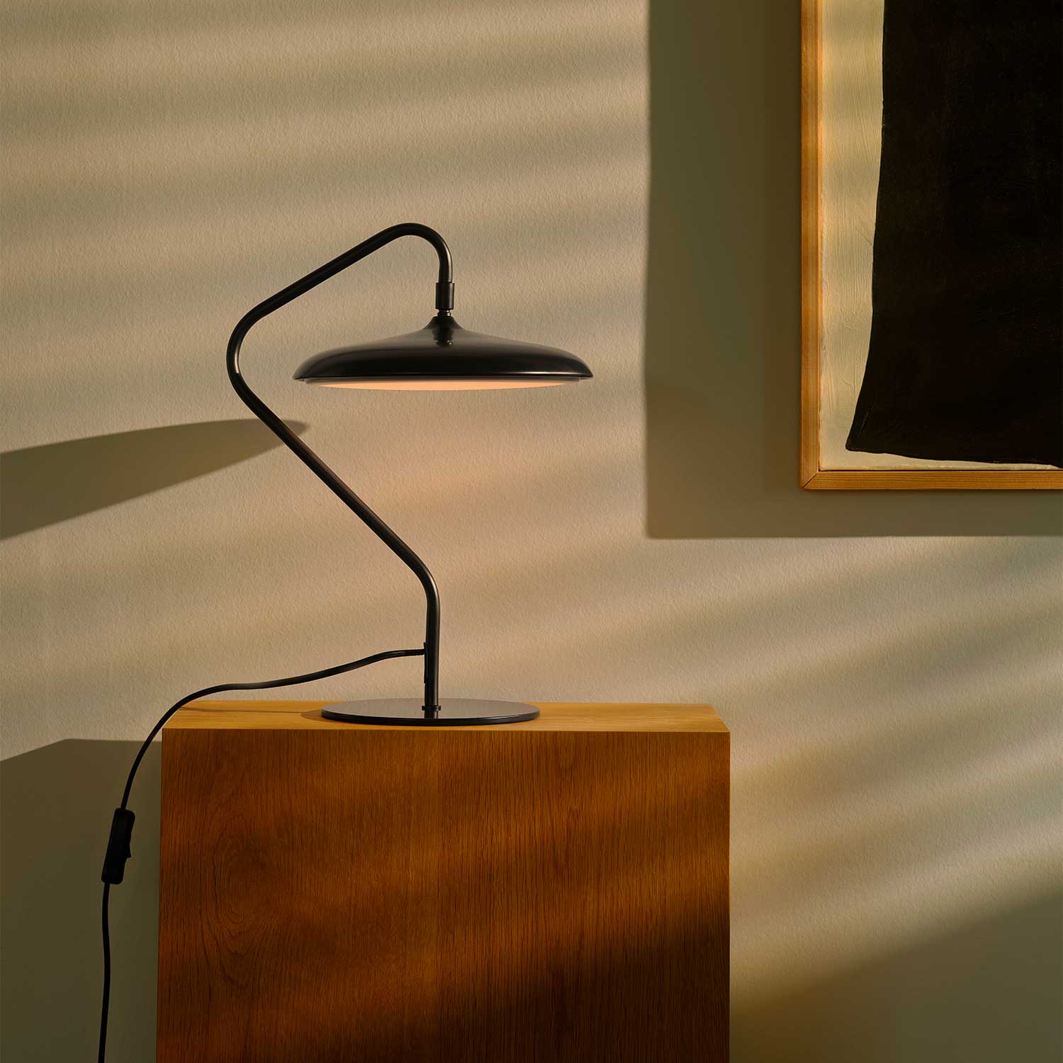 Artist - Lampe de table LED en acier design rétro pour salle à manger