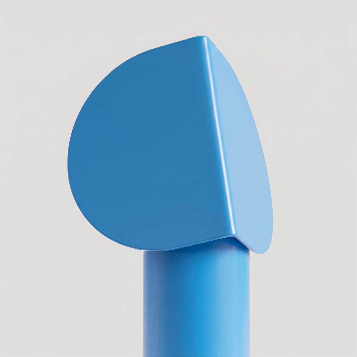 Auva - Lampe à poser LED design en acier coloré style contemporain