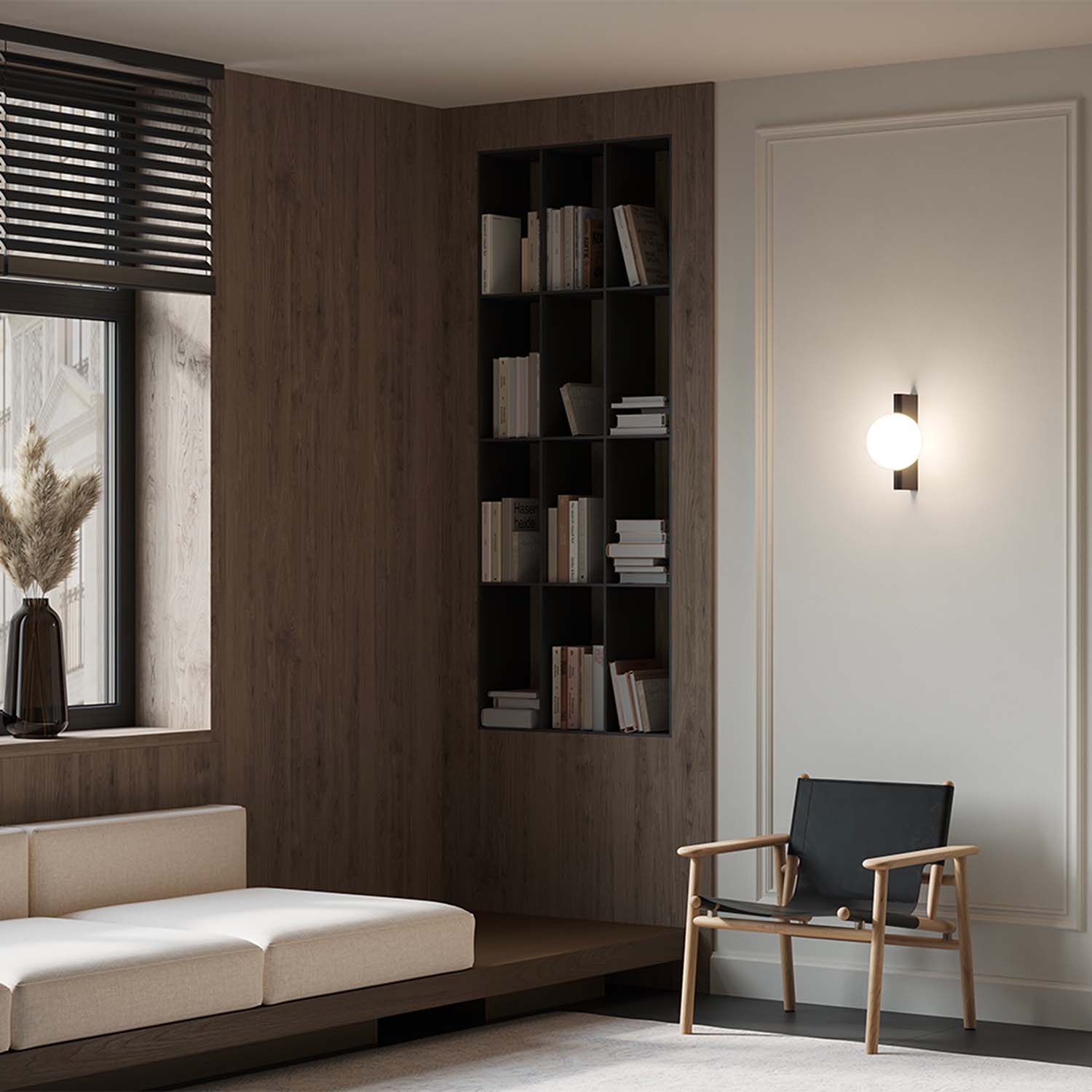 AVANT GARDE - Wall sconce with glass globe