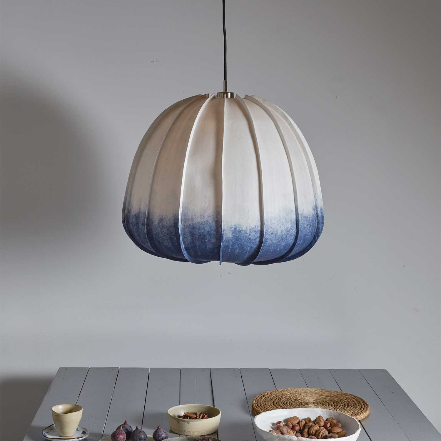 HOZUKI - Physalis paper white pendant light Japandi style