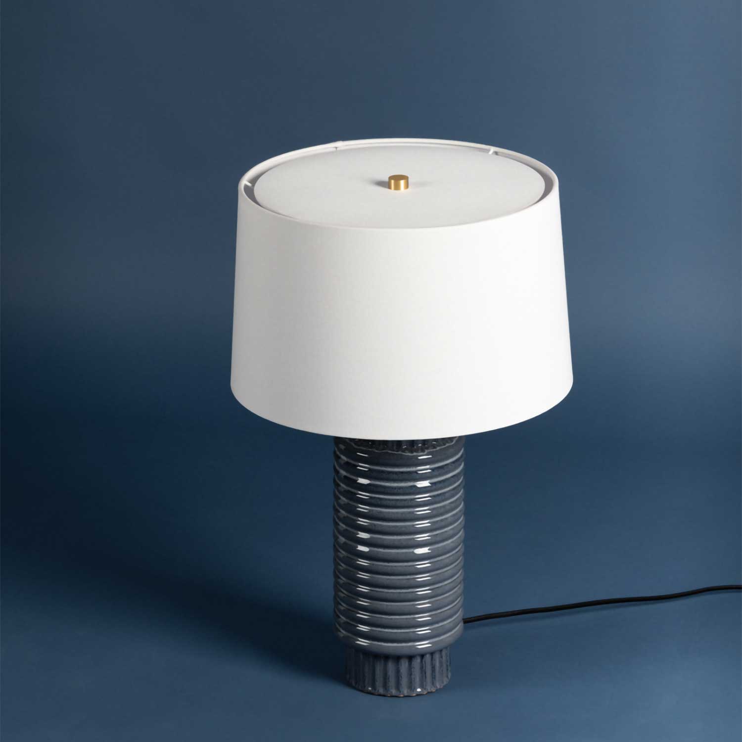 Broderick - Moderne Stehlampe aus Keramik für Wohnzimmer