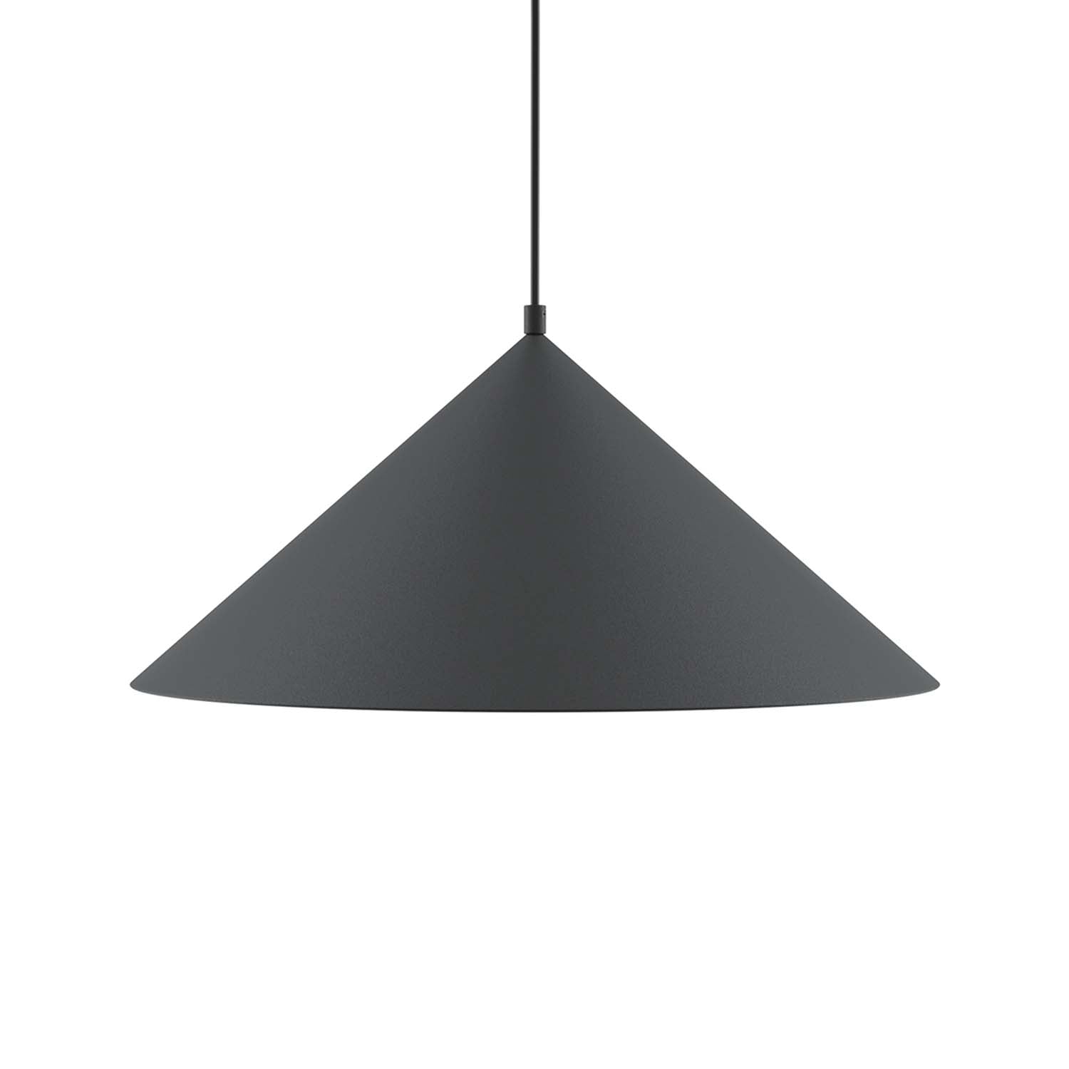 BASIC COLORS - Industrial metal conical pendant light