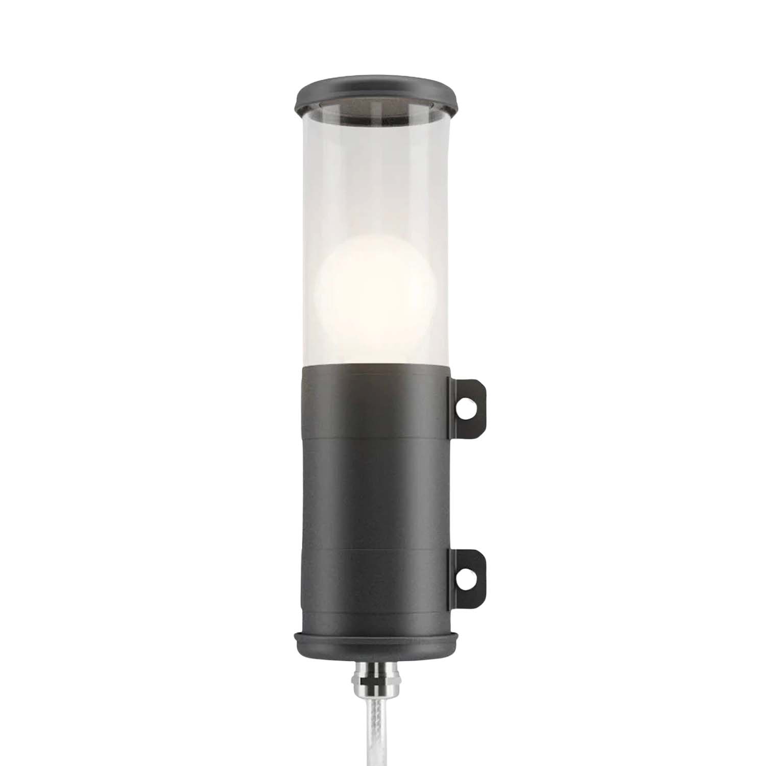 BENDZ - Applique da parete industriale in acciaio impermeabile