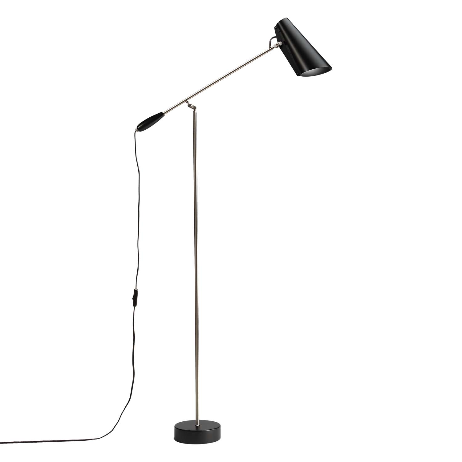 BIRDY - Industrial steel floor lamp for office