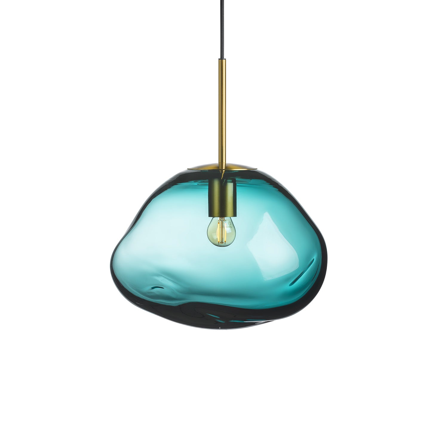 CRYSTAL STONE - Подвесной светильник из выдувного стекла в форме гальки