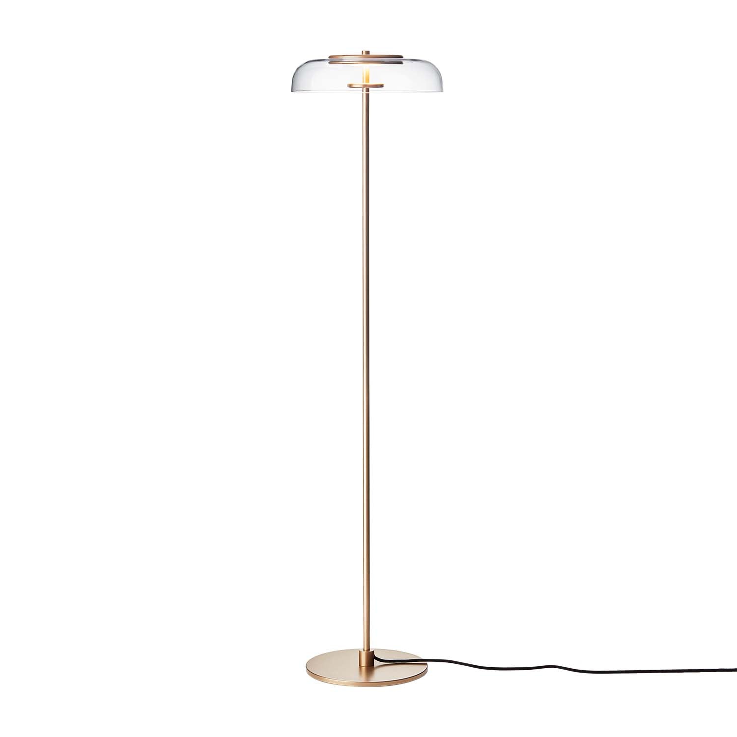 BLOSSI - Lampada da terra in vetro elegante e di design per soggiorno o ufficio