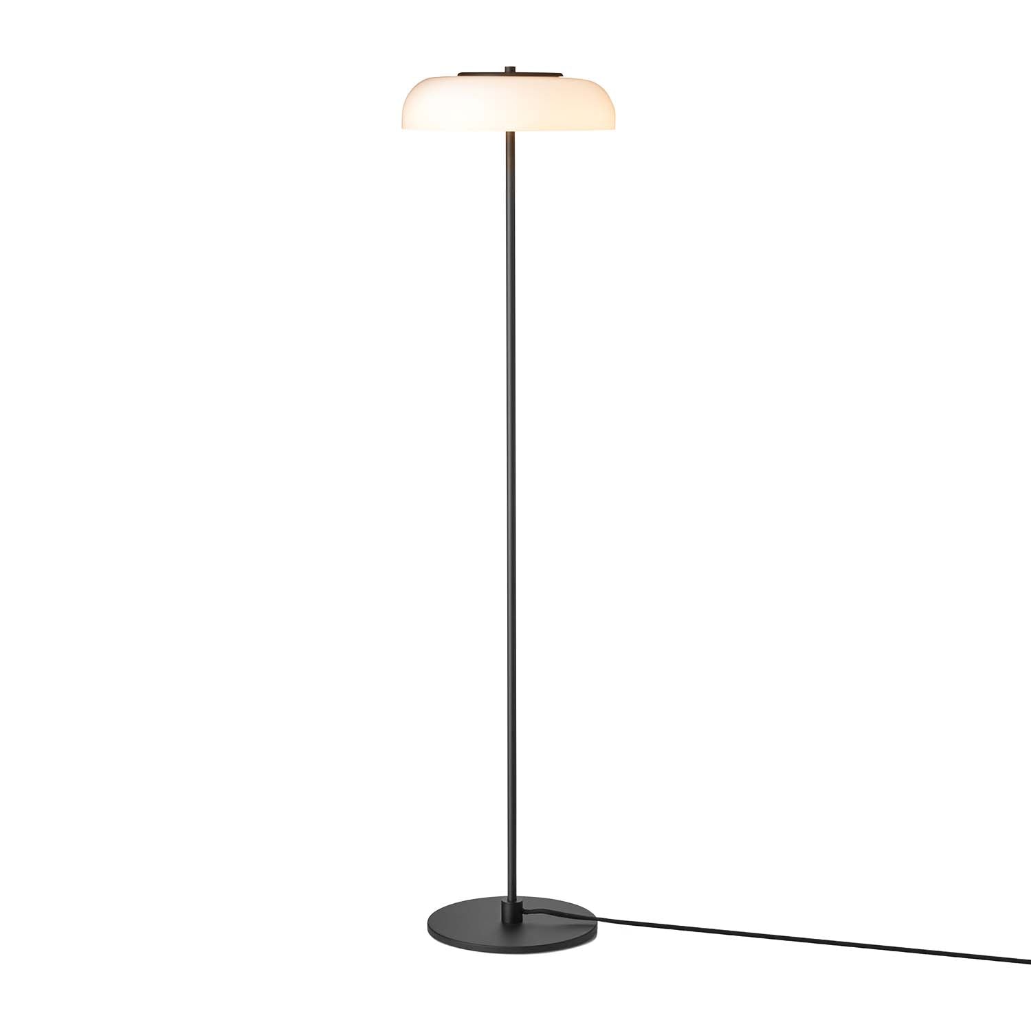 BLOSSI - Lampada da terra in vetro elegante e di design per soggiorno o ufficio