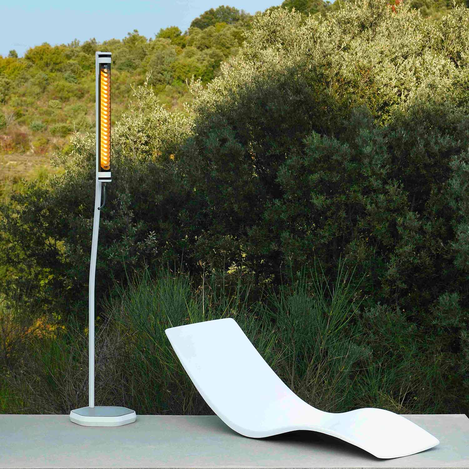 BODOM - Steel tube floor lamp waterproof IP68