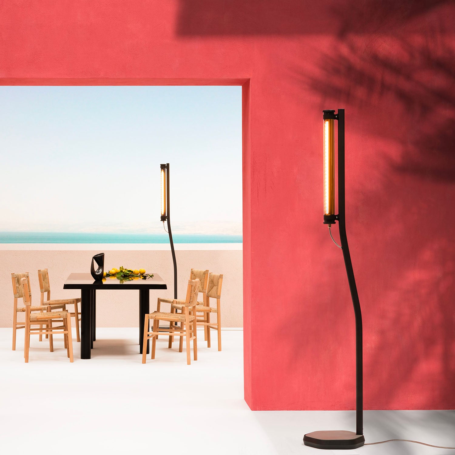 BODOM - Steel tube floor lamp waterproof IP68