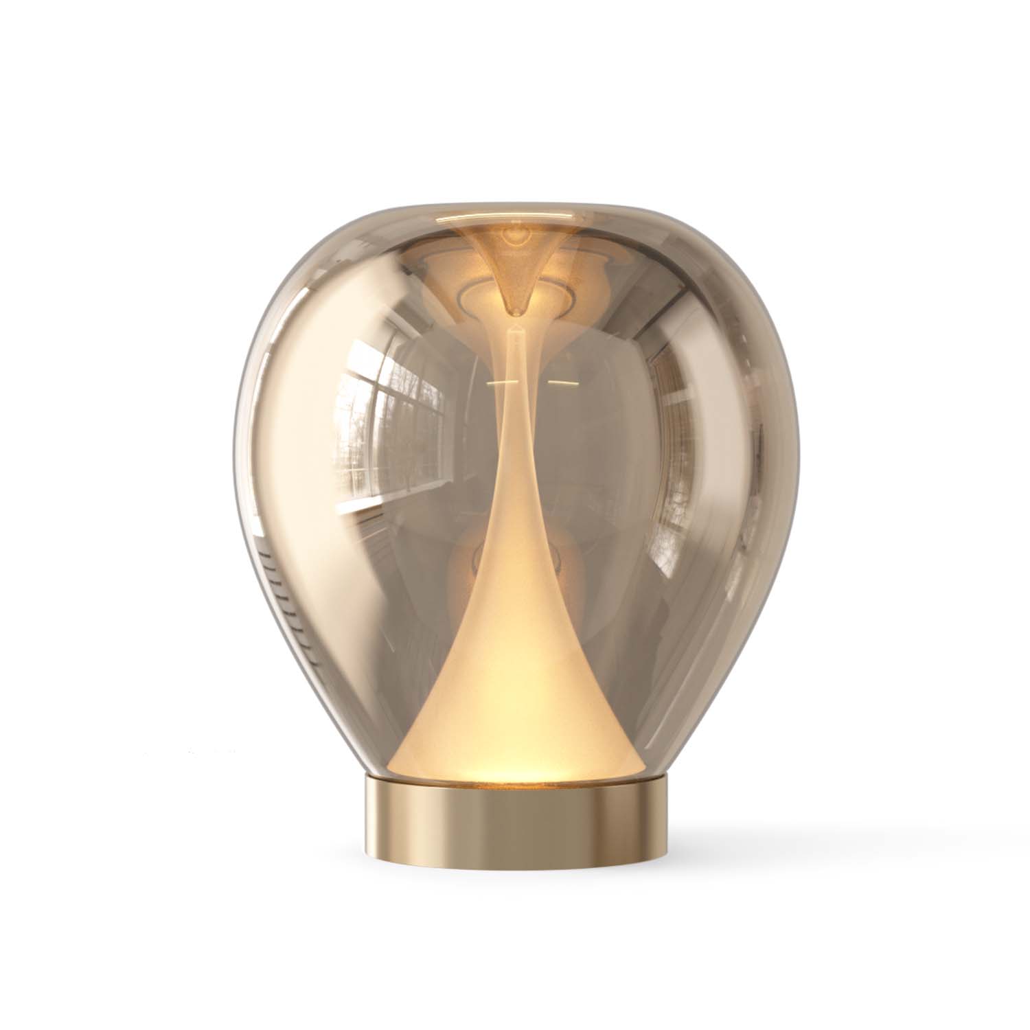 BOND - Tischlampe aus Glas für ein designorientiertes und luxuriöses Wohnzimmer