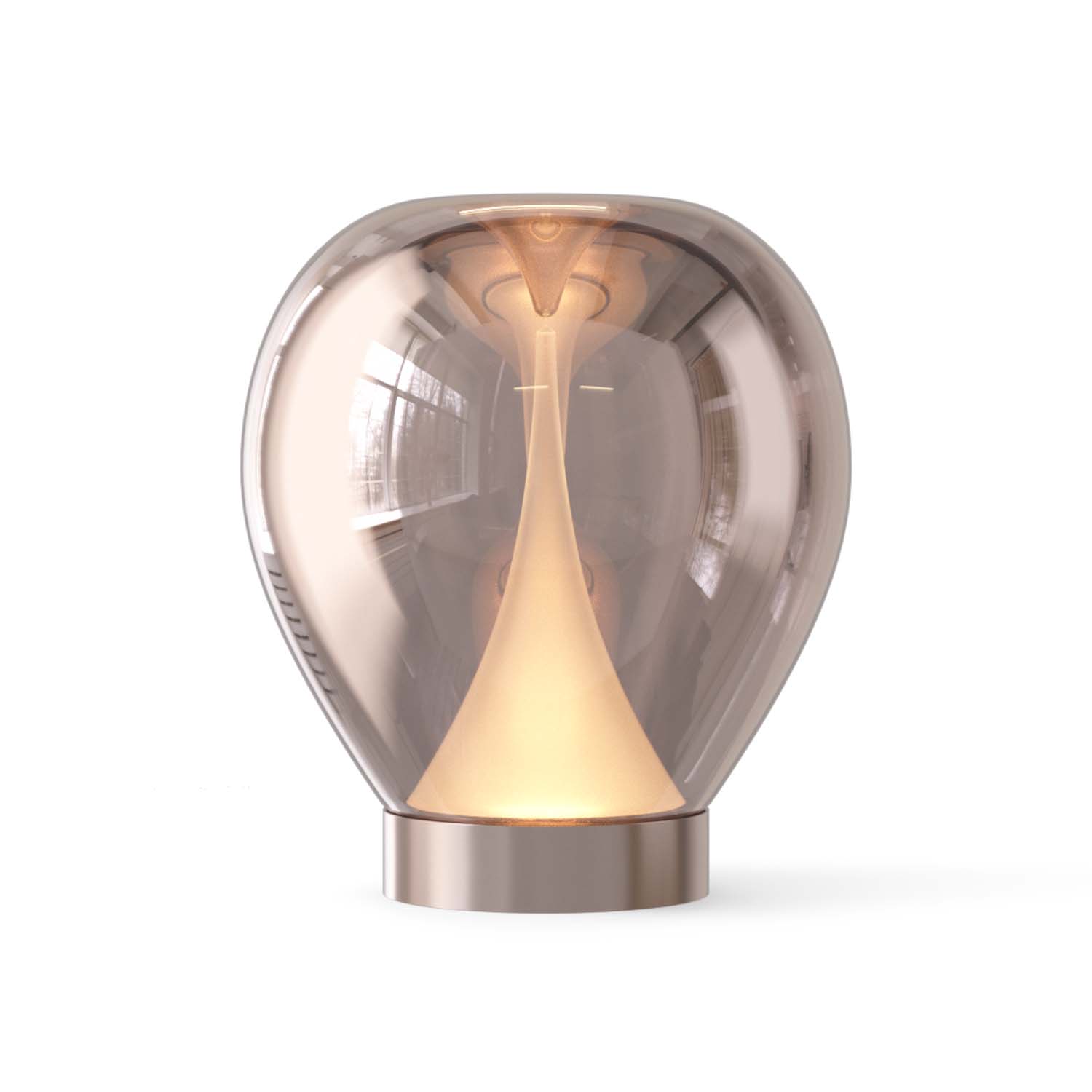 BOND - Tischlampe aus Glas für ein designorientiertes und luxuriöses Wohnzimmer