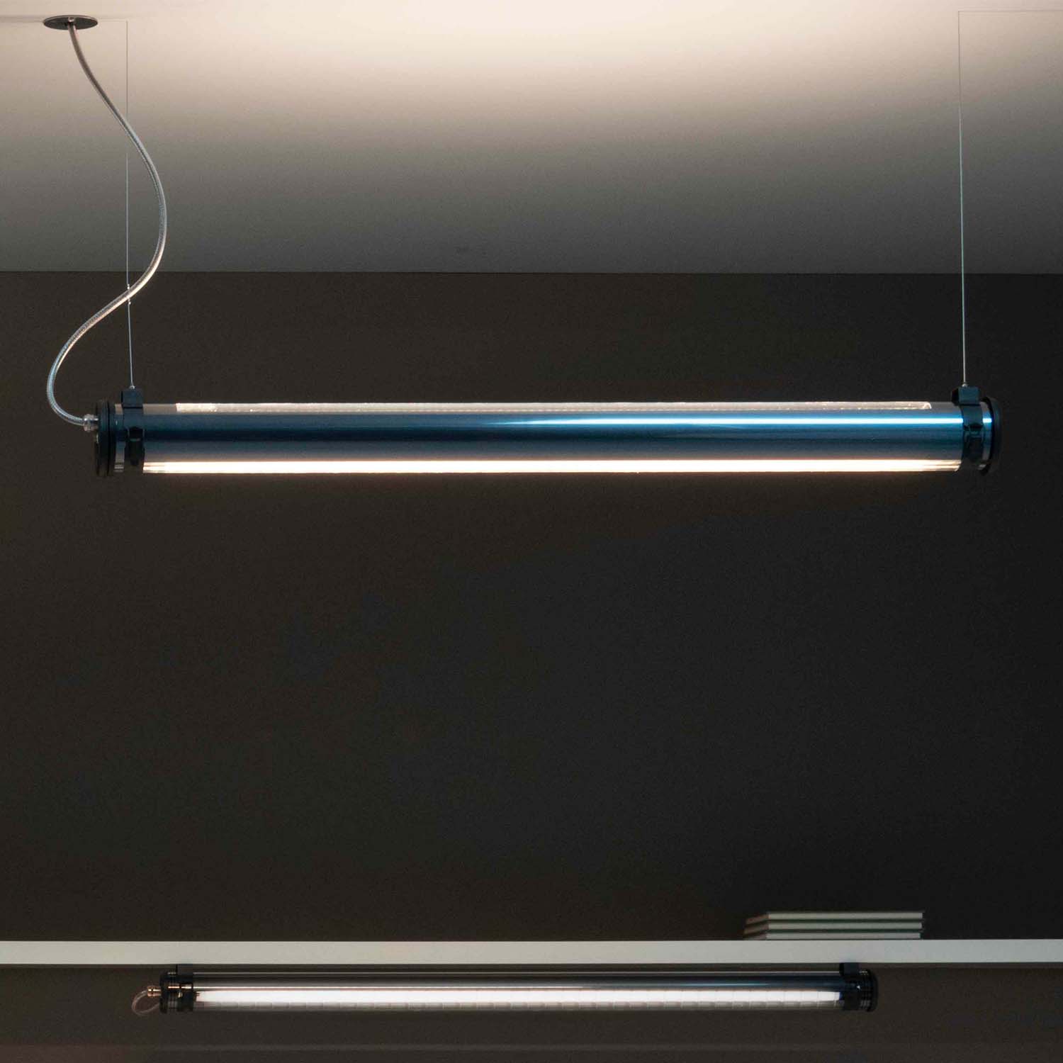 BRUEGHEL D/I - Sospensione a tubo in acciaio stile industriale impermeabile IP68