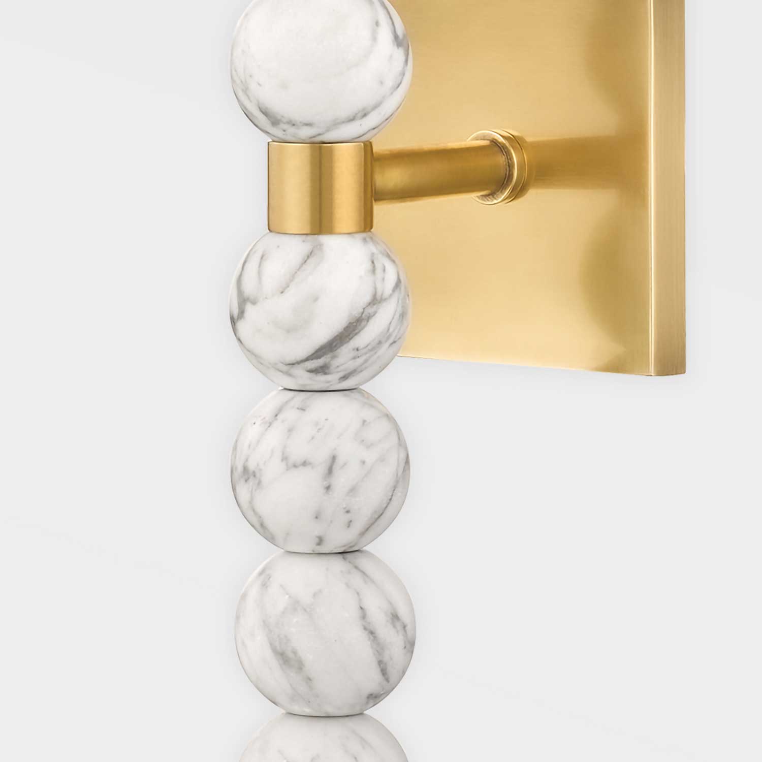 Kodiak - Настенный светильник из белого и золотого мрамора дизайна