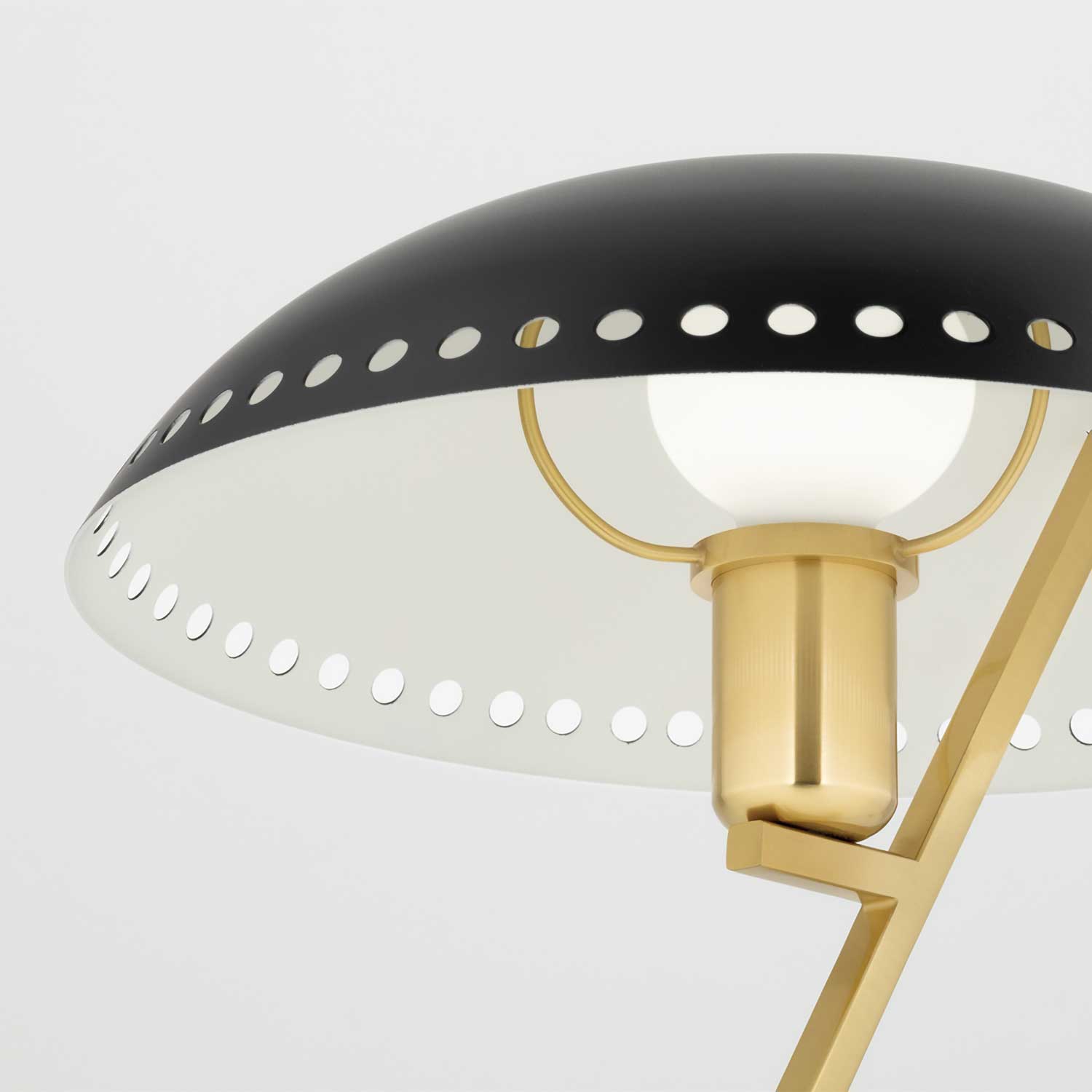 Landis - Lámpara de escritorio vintage en latón