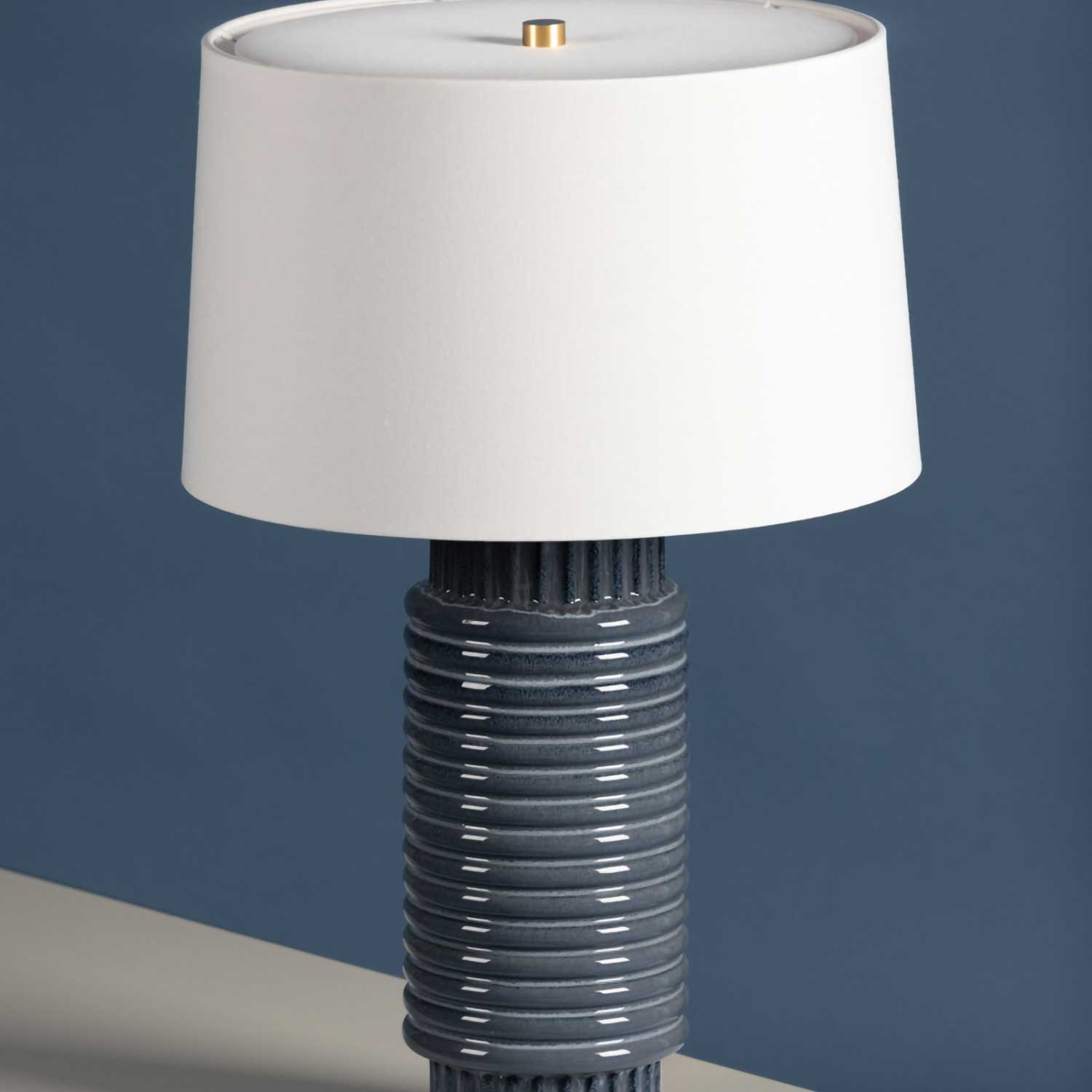 Broderick - Moderne Stehlampe aus Keramik für Wohnzimmer