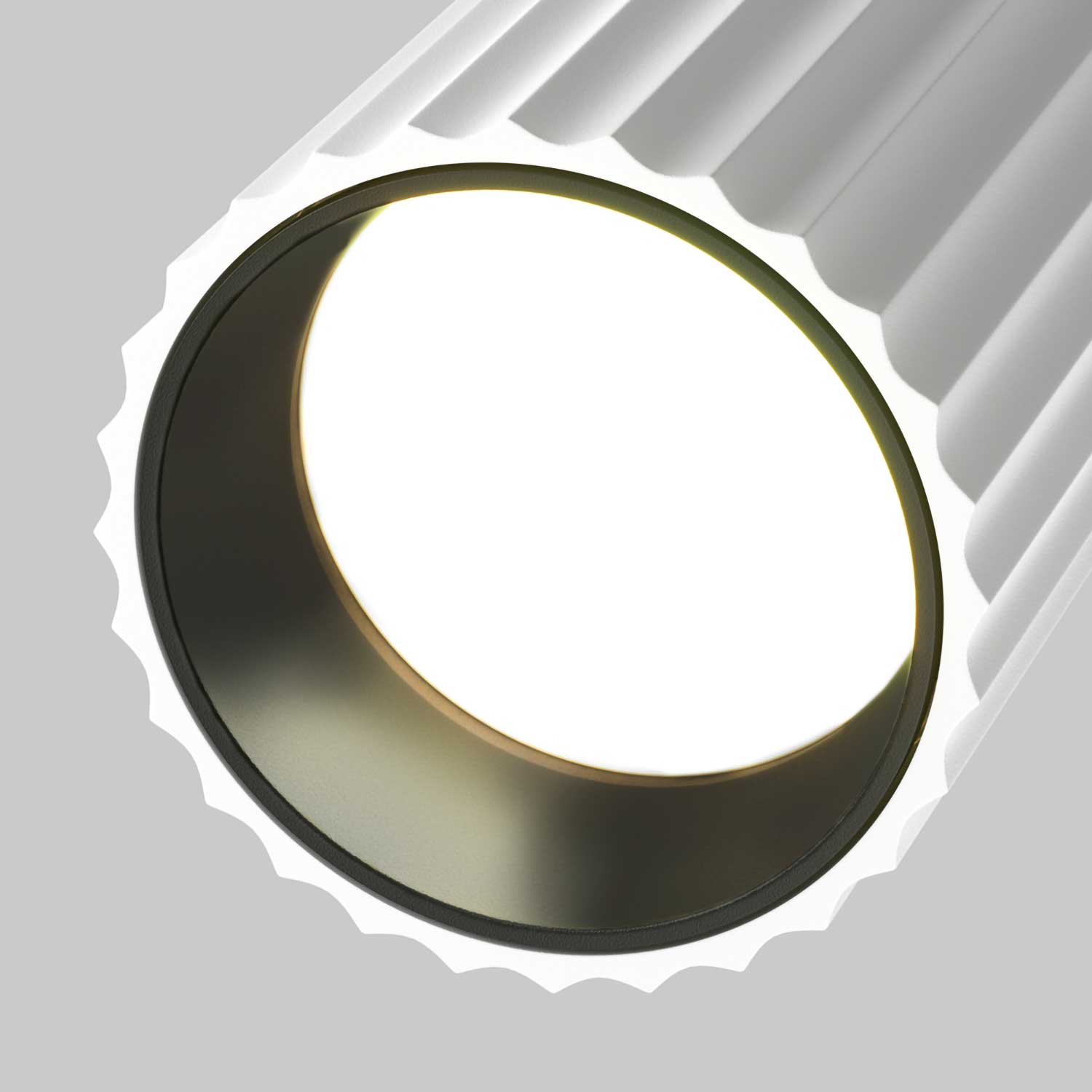 Calipso - Semi-recessed adjustable spotlight ceiling light