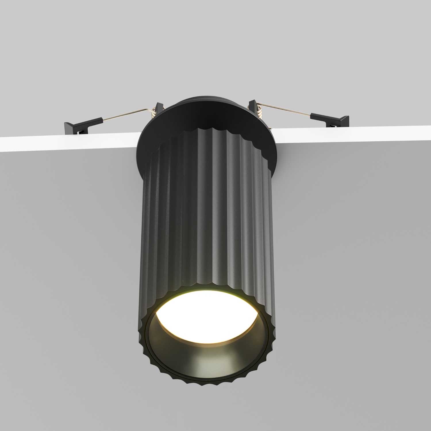 Calipso - Semi-recessed adjustable spotlight ceiling light