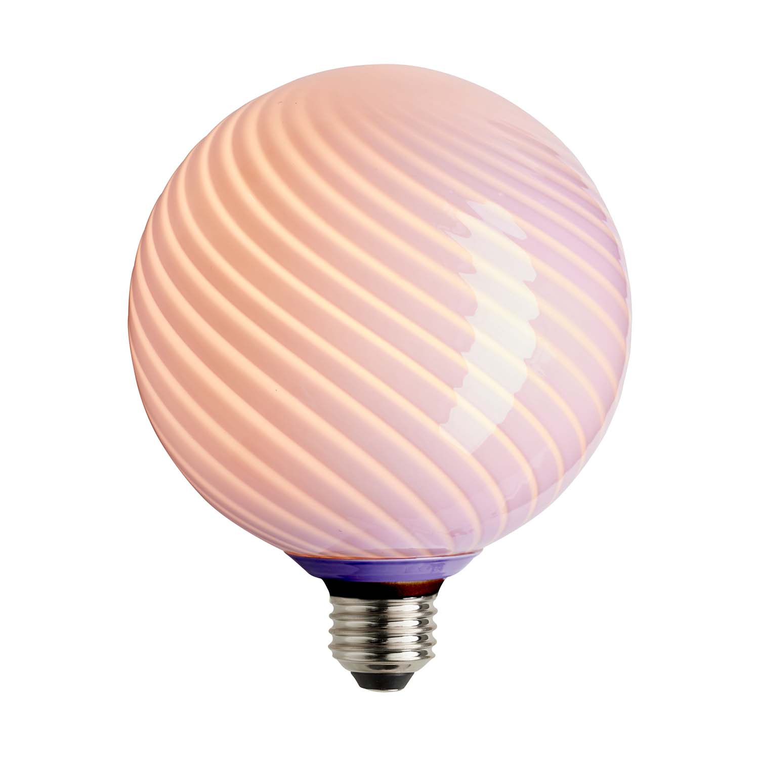 Candy - Twisted design colored LED bulb E27