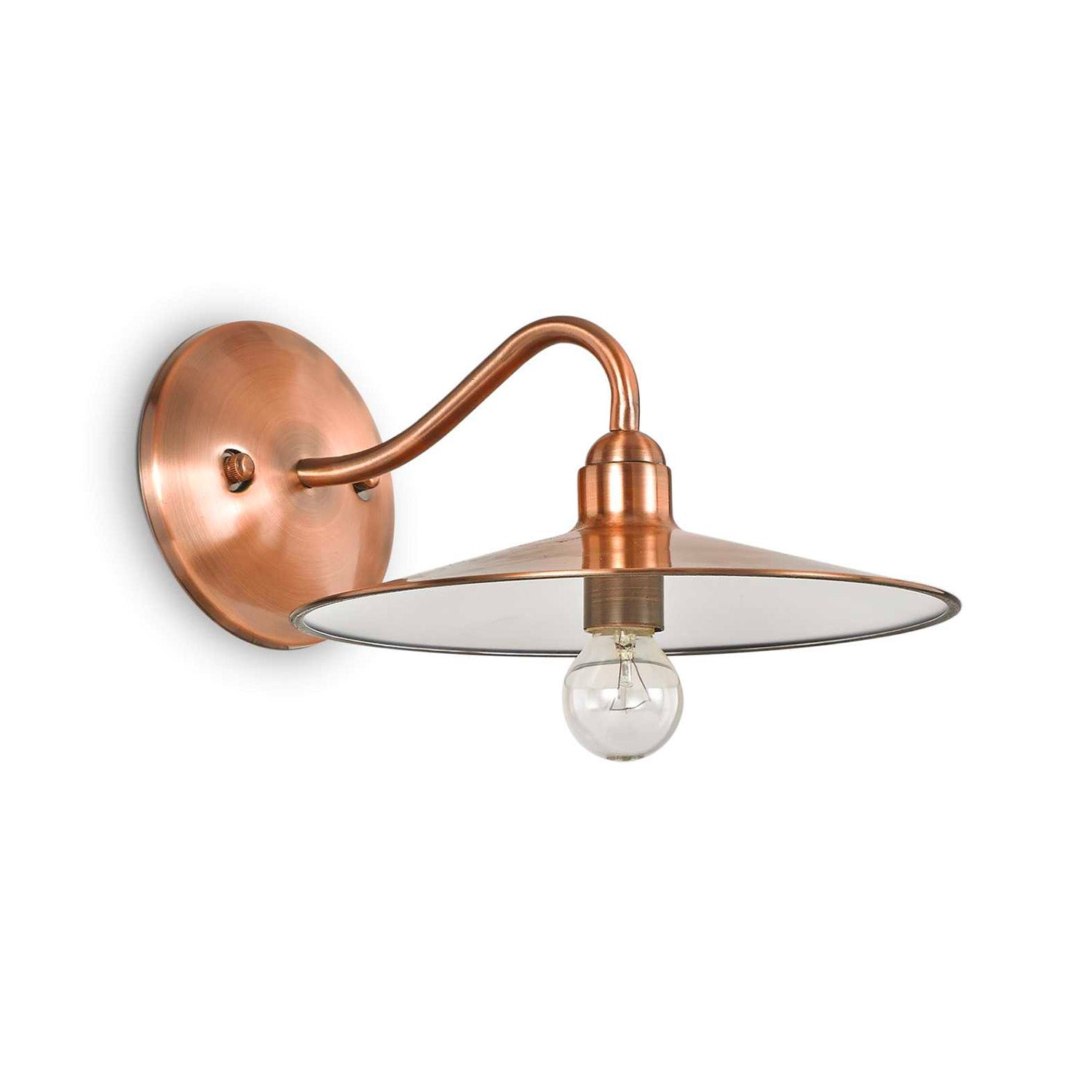 CANTINA - Vintage brass or copper wall sconce