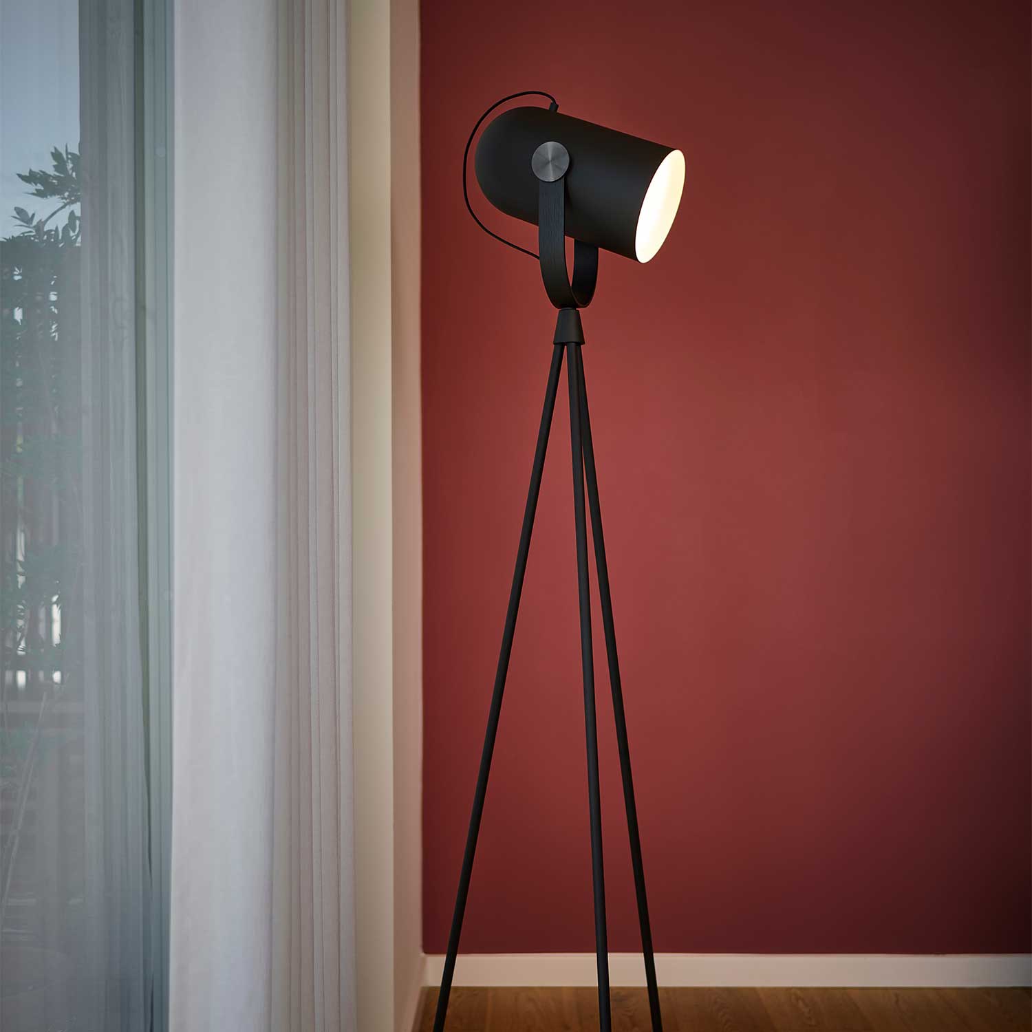 CARRONADE – Vintage-Projektor-Stehlampe, Wohnzimmer oder Schlafzimmer für Erwachsene