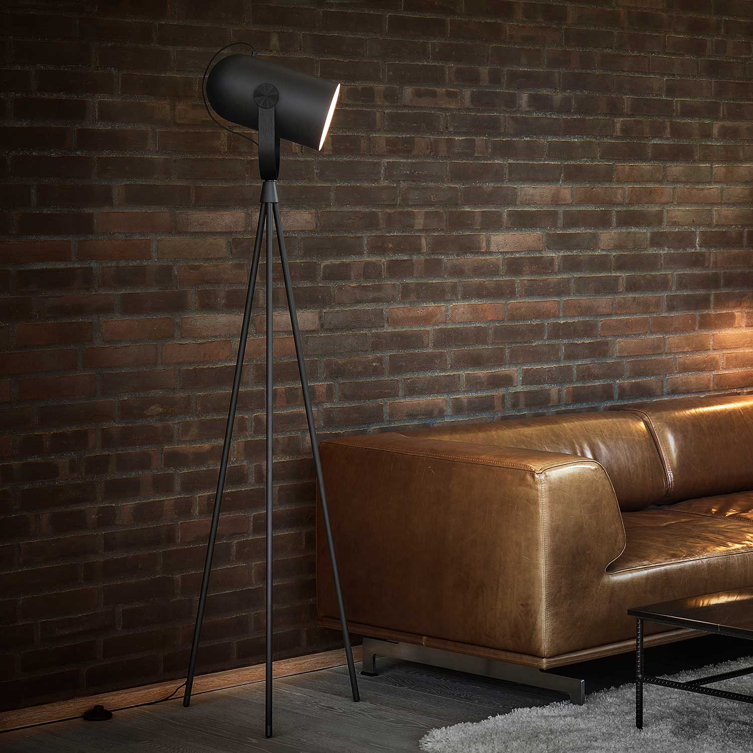 CARRONADE – Vintage-Projektor-Stehlampe, Wohnzimmer oder Schlafzimmer für Erwachsene