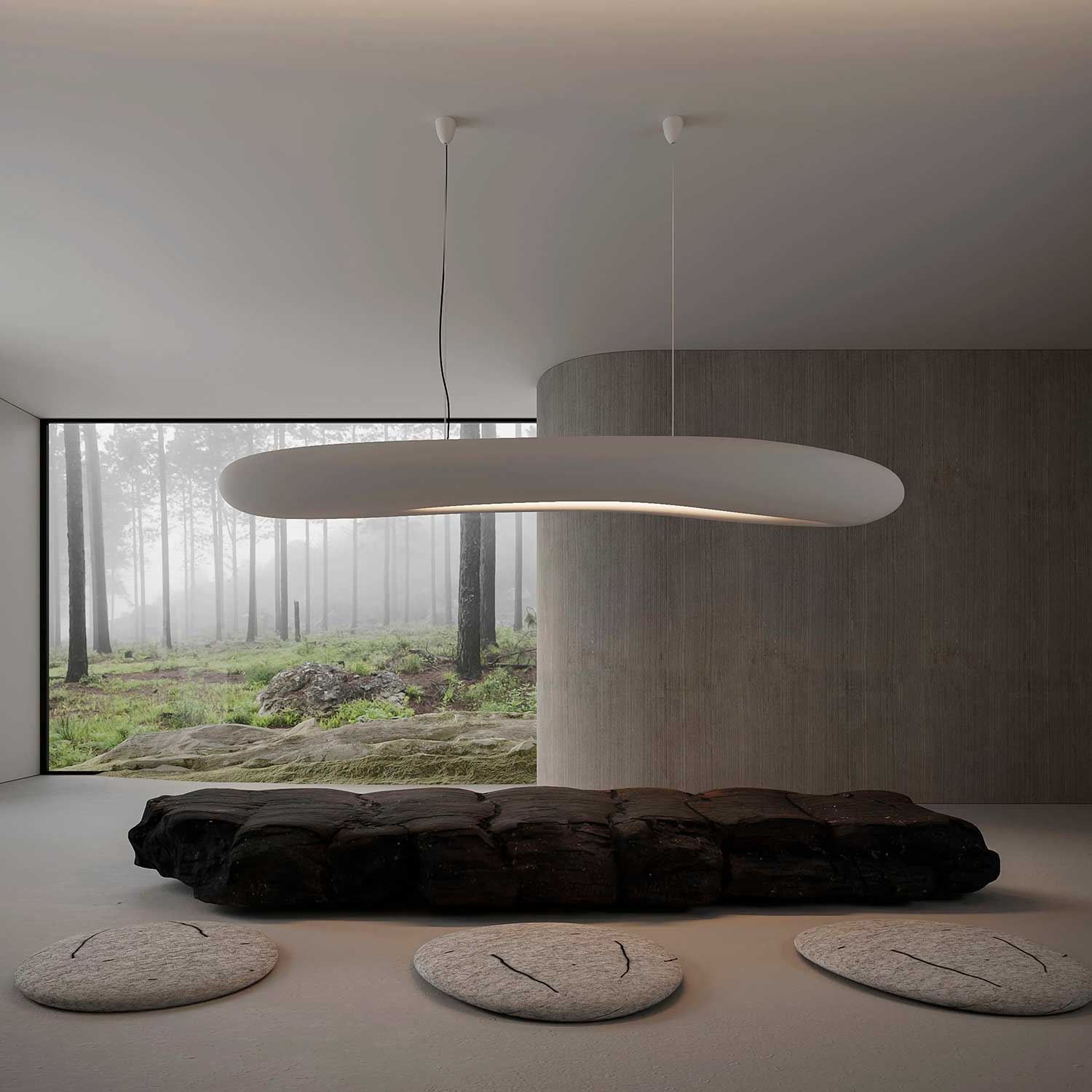 CHOVEN - Suspension nuage wabi-sabi design pour intérieur