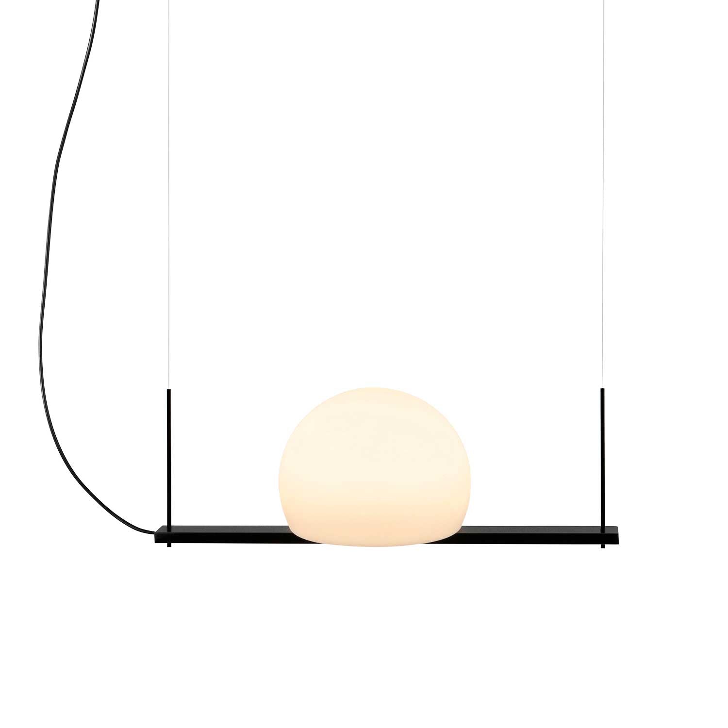 Circ - Glass globe pendant light for design dining room