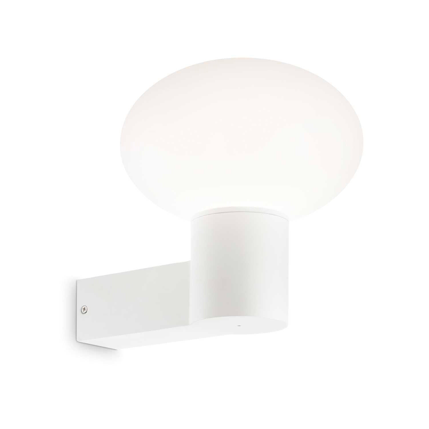 CLIO - Aplique de pared exterior en aluminio y difusor huevo