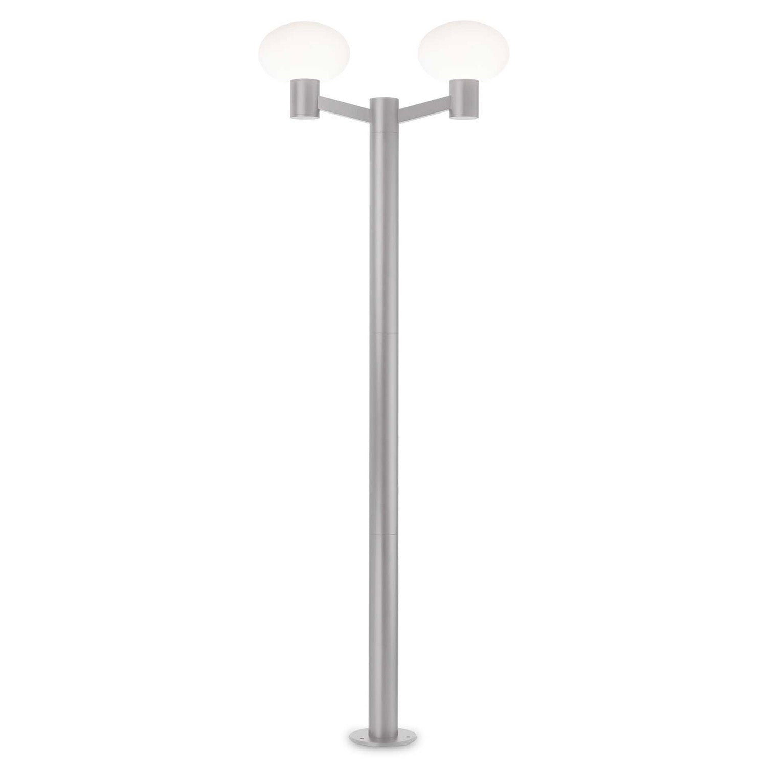 CLIO - Outdoor floor lamp in aluminum and ABS diffuser