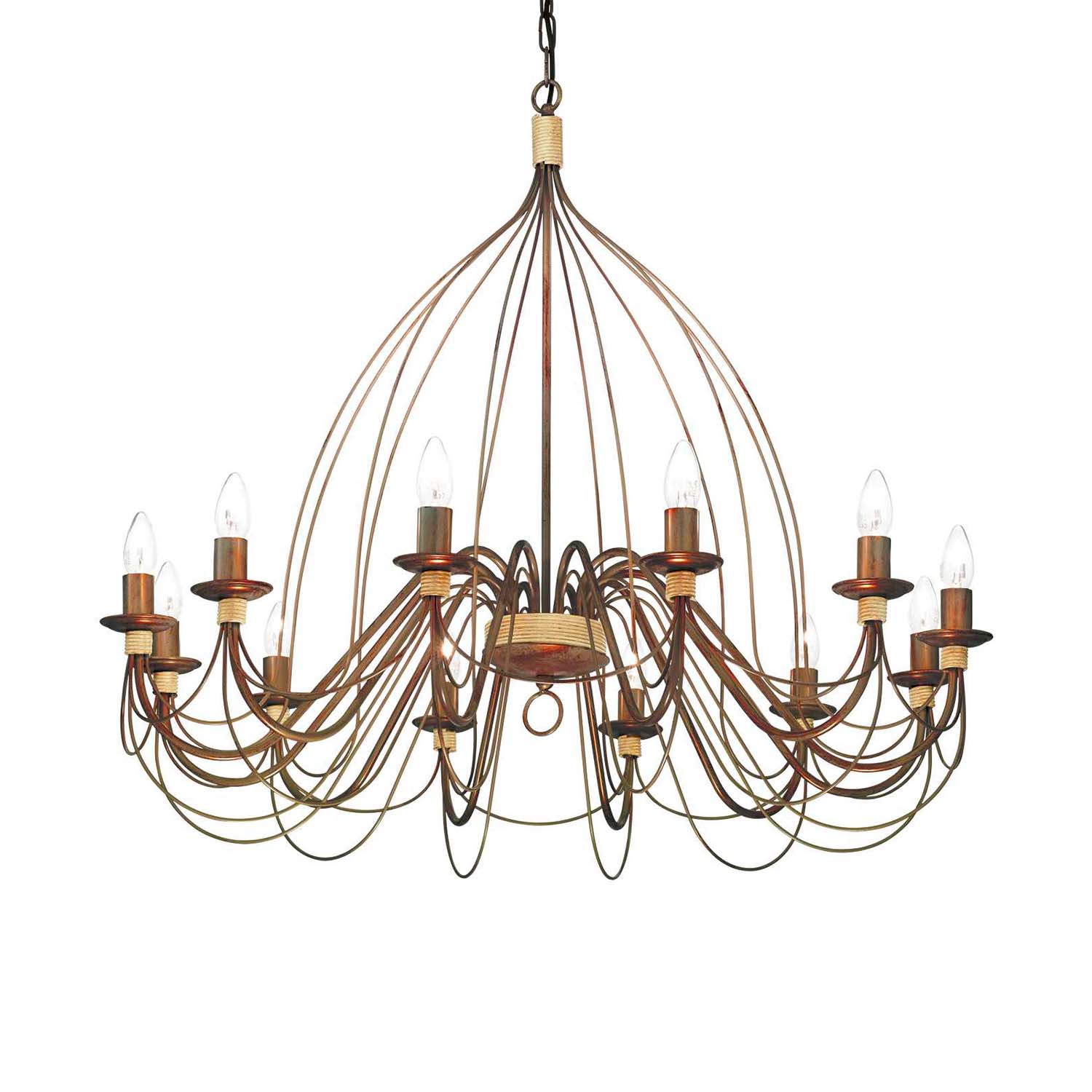 CORTE - Bronze antique style chandelier chandelier