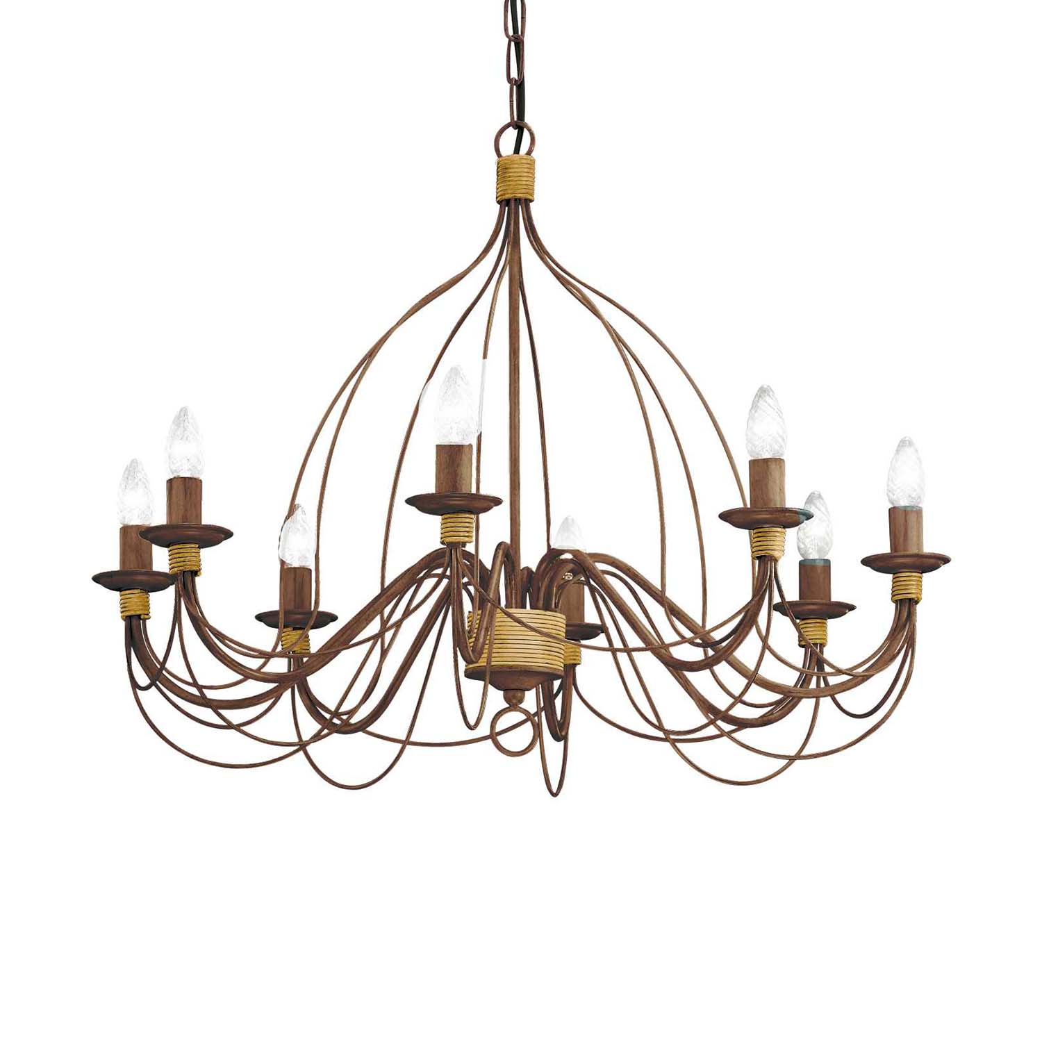 CORTE - Bronze antique style chandelier chandelier