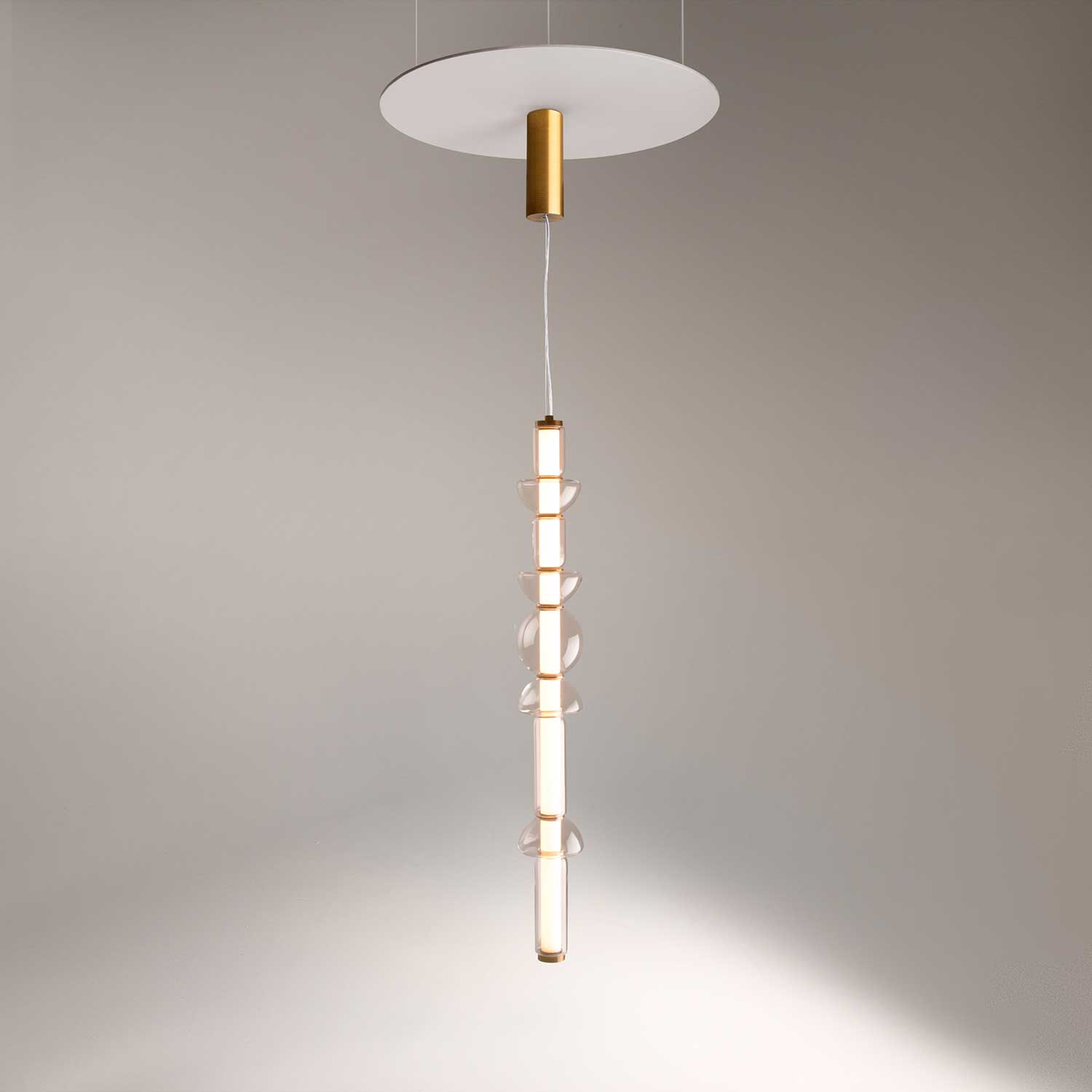 COSMO - Modern LED pendant light in designer glass