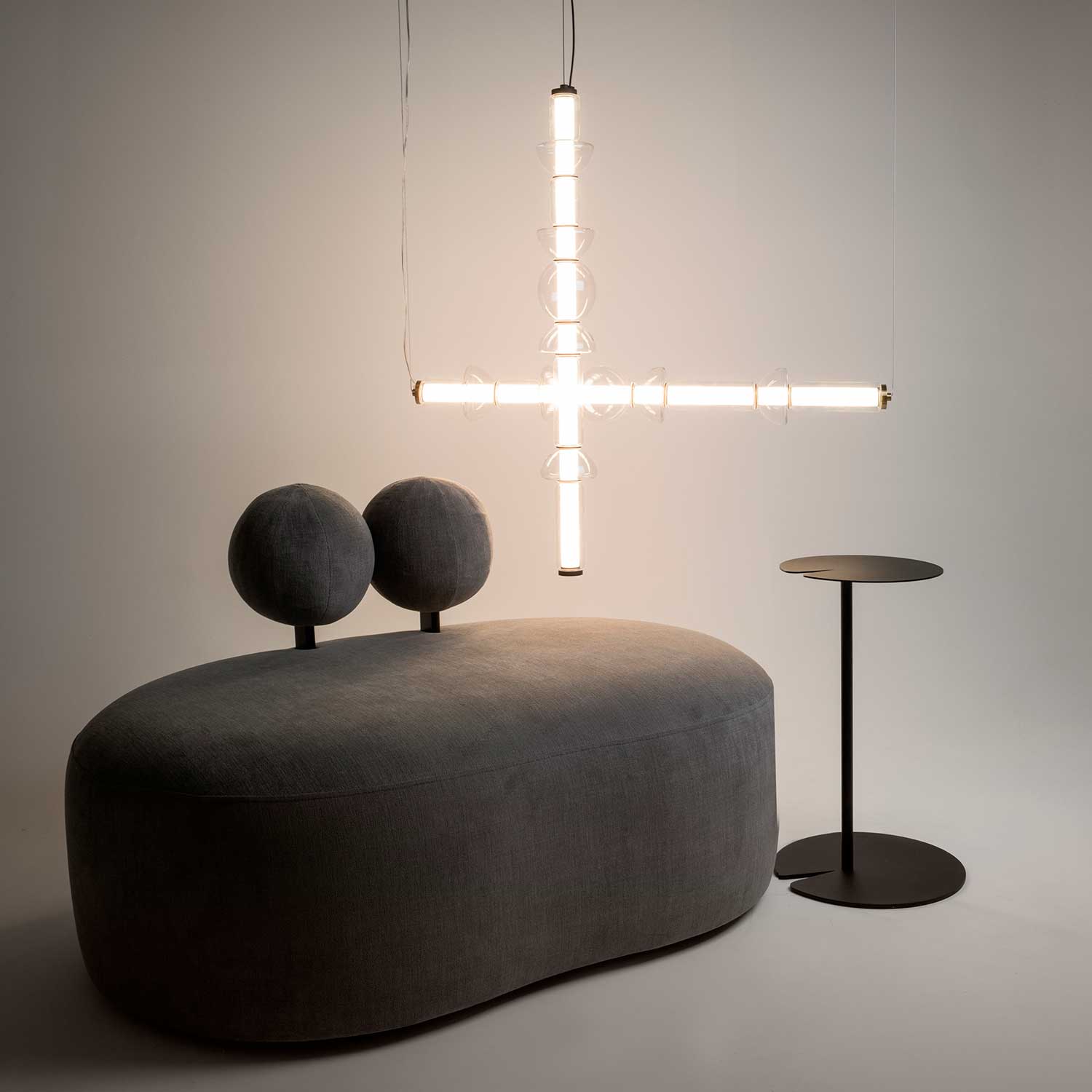 COSMO - Modern LED pendant light in designer glass