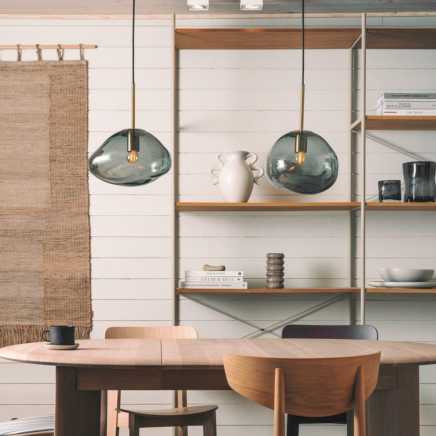 CRYSTAL STONE - Подвесной светильник из выдувного стекла в форме гальки