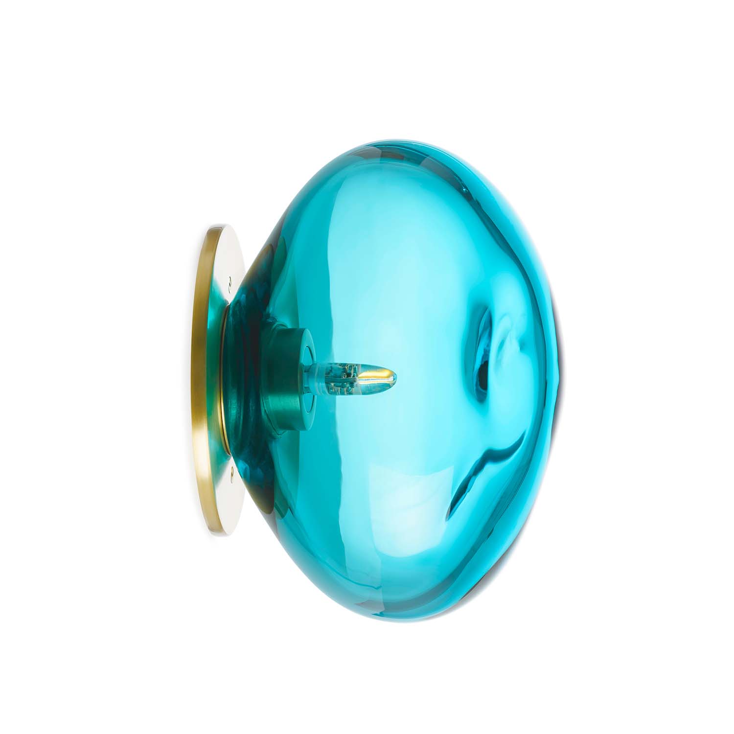 CRYSTAL STONE - Wall sconce in glass, organic shape