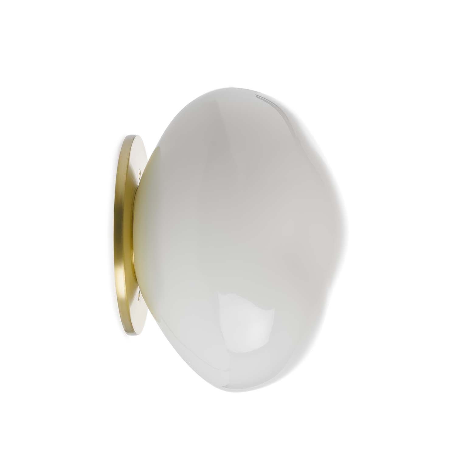 CRYSTAL STONE - Applique da parete in vetro, forma organica