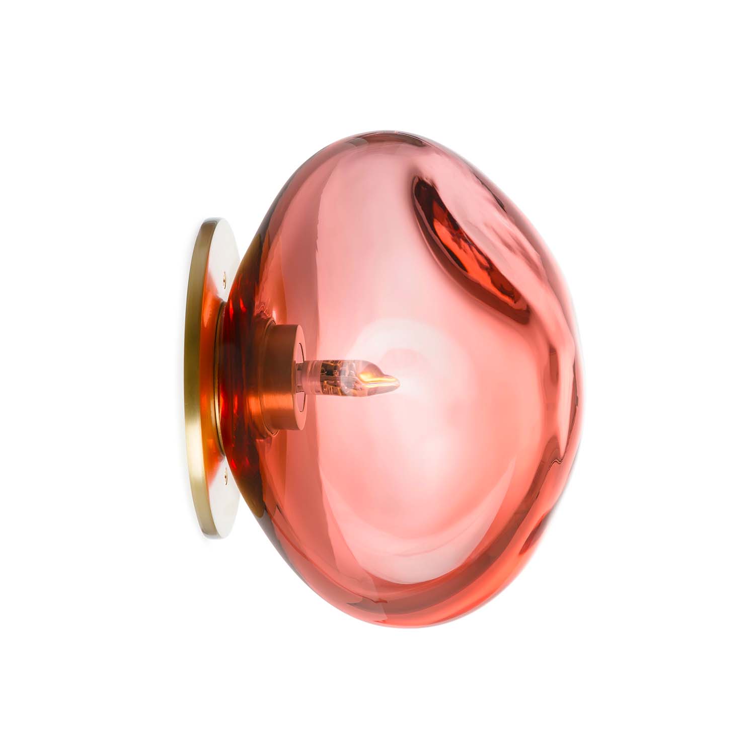 CRYSTAL STONE - Applique da parete in vetro, forma organica