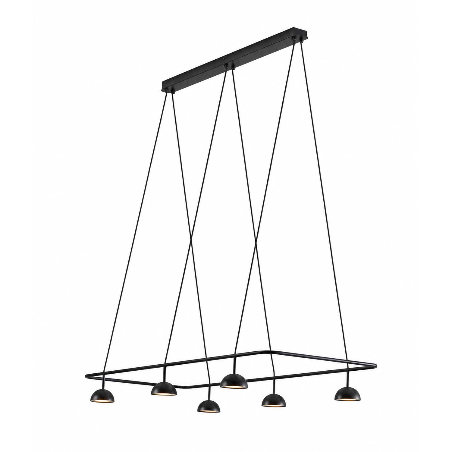 Cupolina - Lustre LED en acier design pour salle à manger moderne