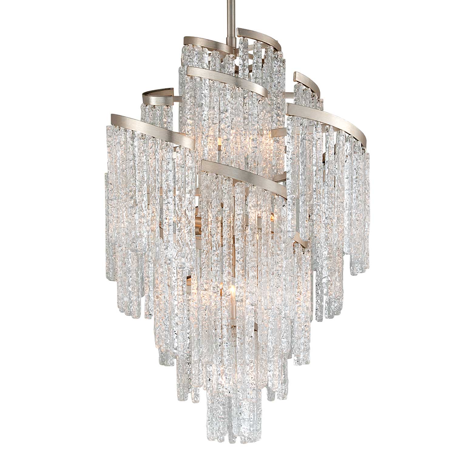 Mont Blanc - XXL crystal pendant chandelier for living room