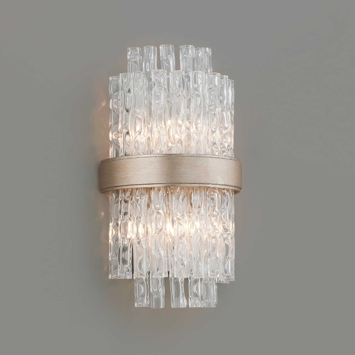 Chime - Aplique de pared con colgantes de cristal para pasillo