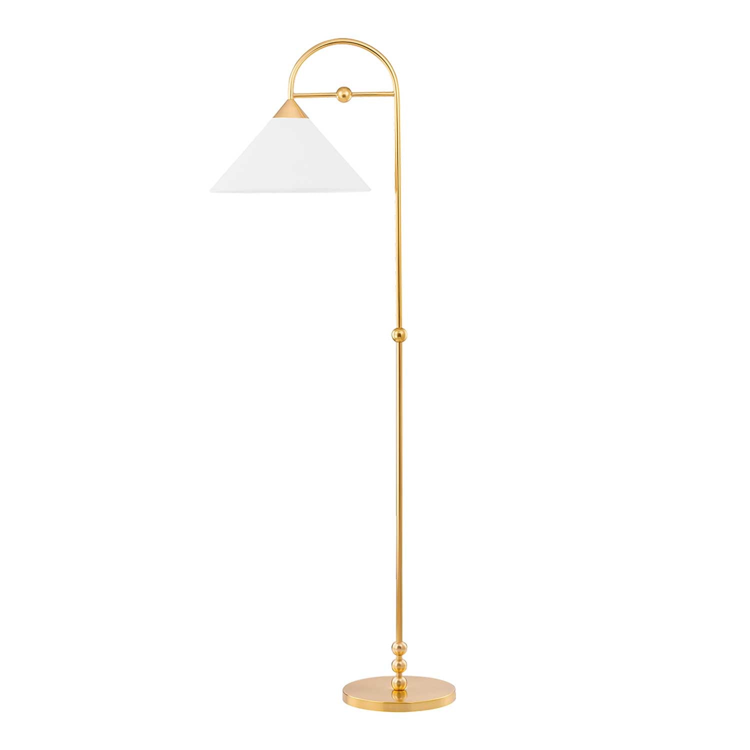 Sang - Lampadaire sur pied en laiton pour salon