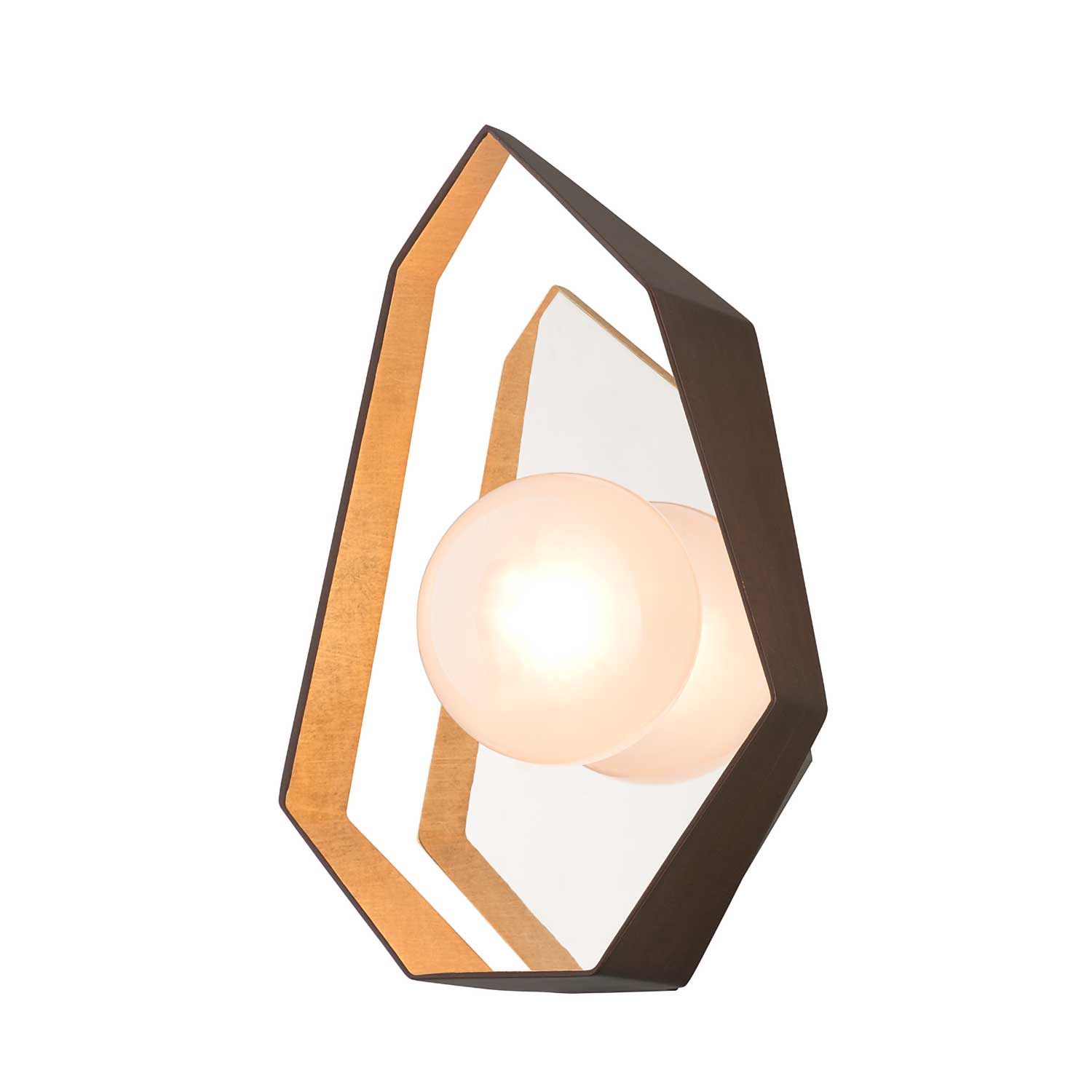 Origami - Moderne geometrische Wandleuchte aus Glas