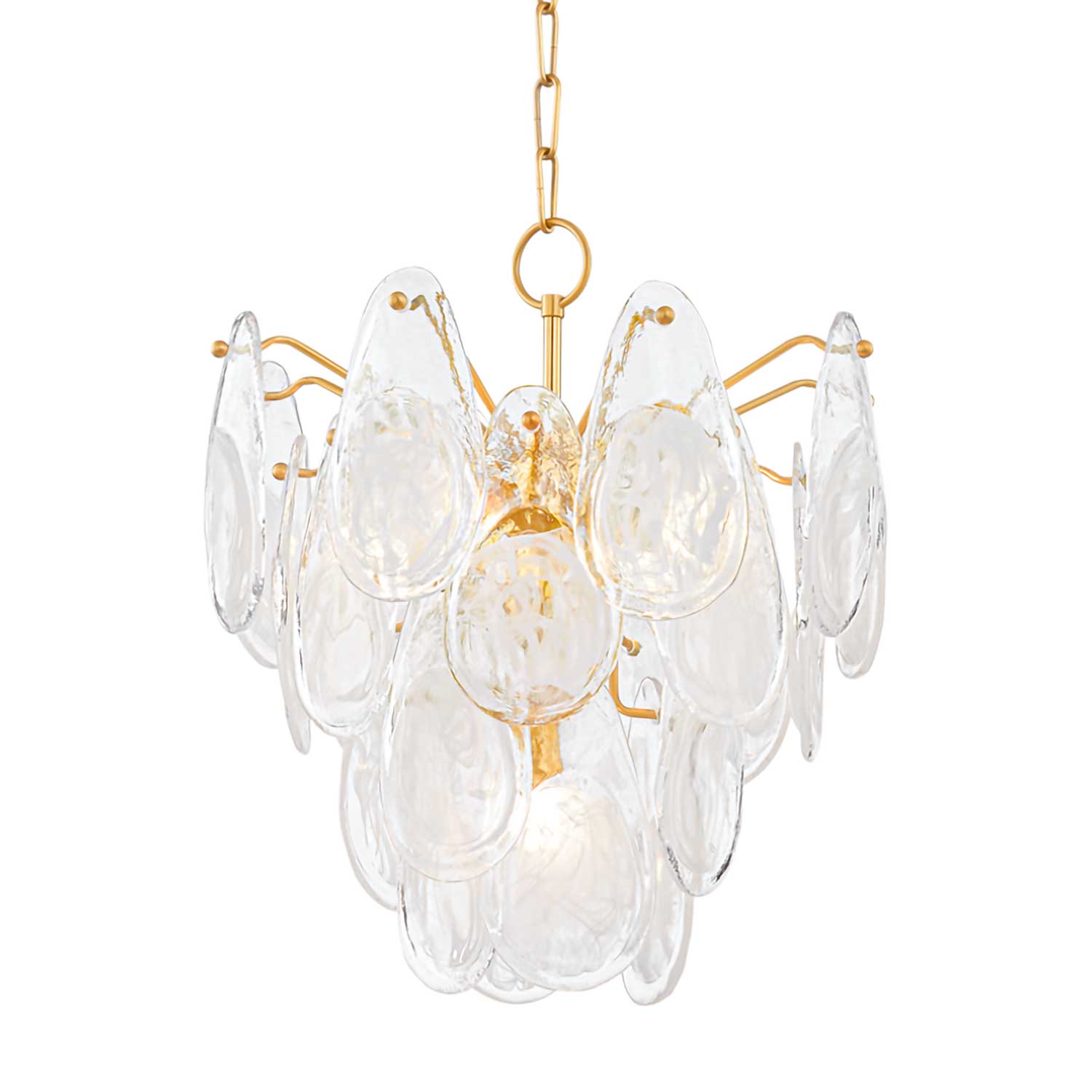 Darcia - Lustre luxueux en verre pour salle à manger style château