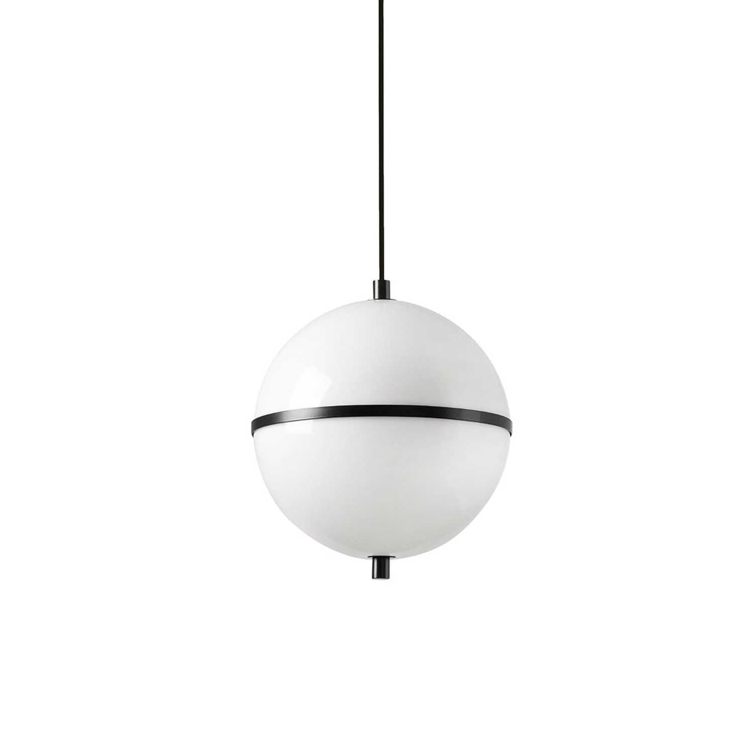 Dome - White globe hanging light for minimalist living room