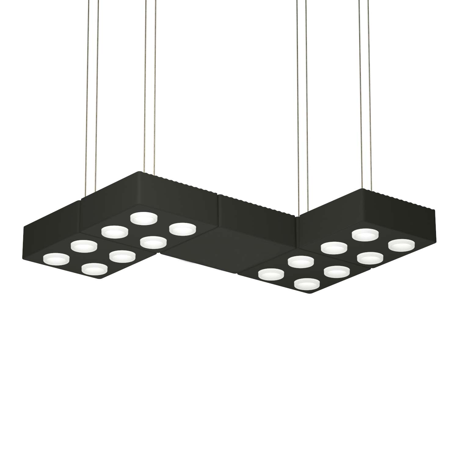 DOMINO - Hängelampe in Form eines Legosteins oder Dominosteins