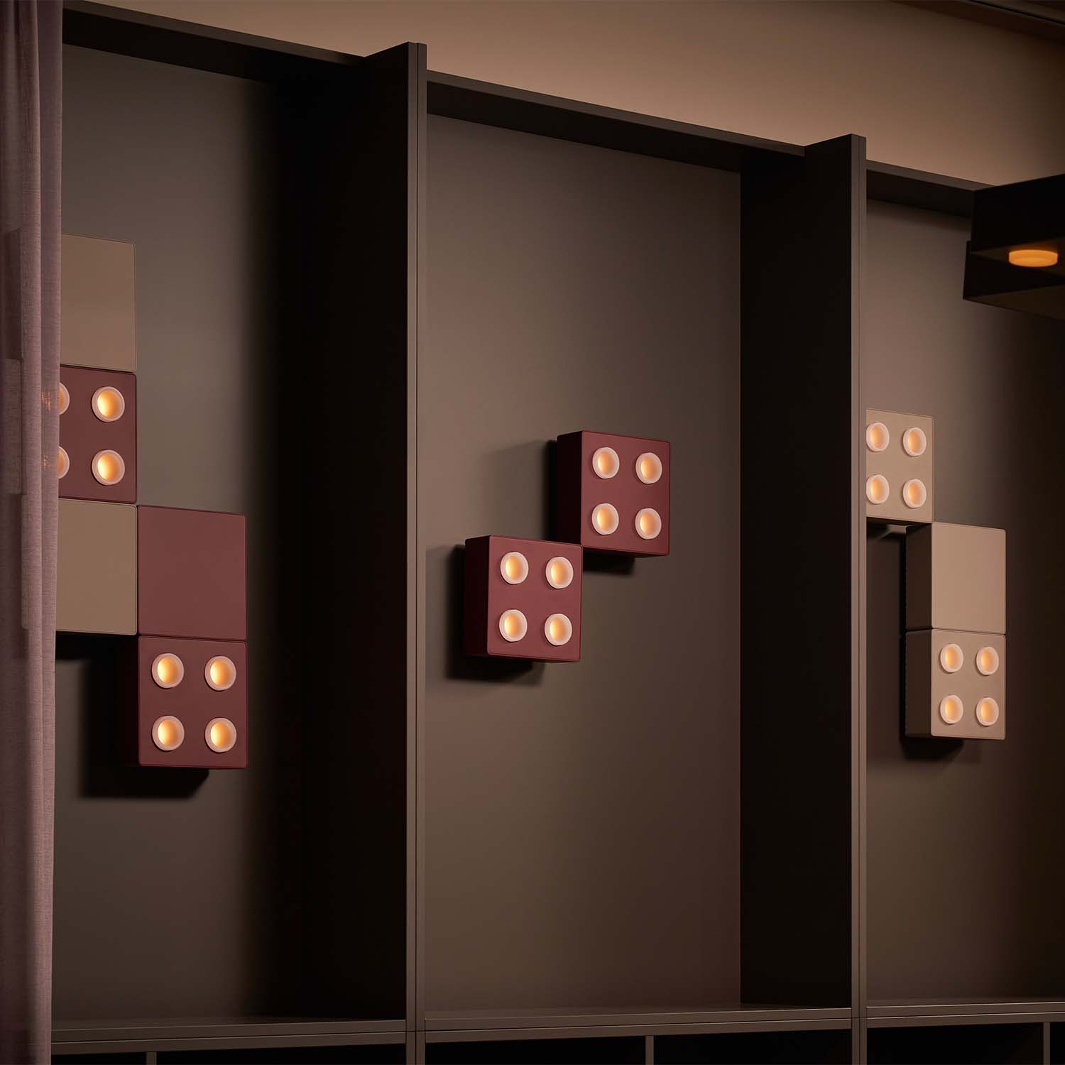 DOMINO - Applique murale en forme de lego ou domino