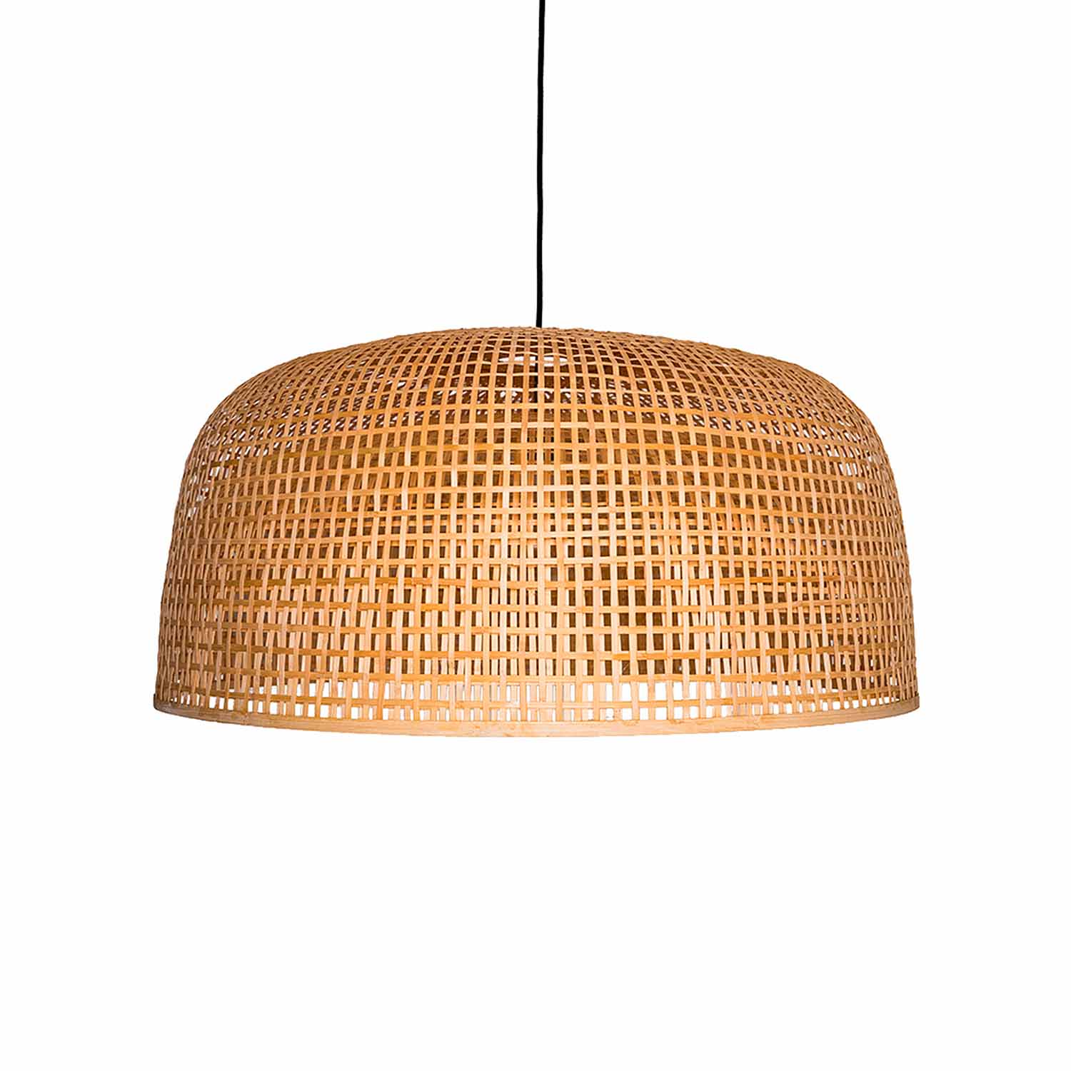 AY ILLUMINATE DOPPIO GRID Bambus-Gitter-Kronleuchter Bali-Stil